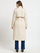 Double Breasted Trench - Beige