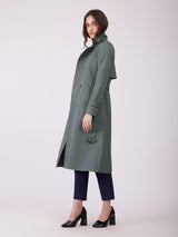 Double Breasted Trench Coat - Khaki