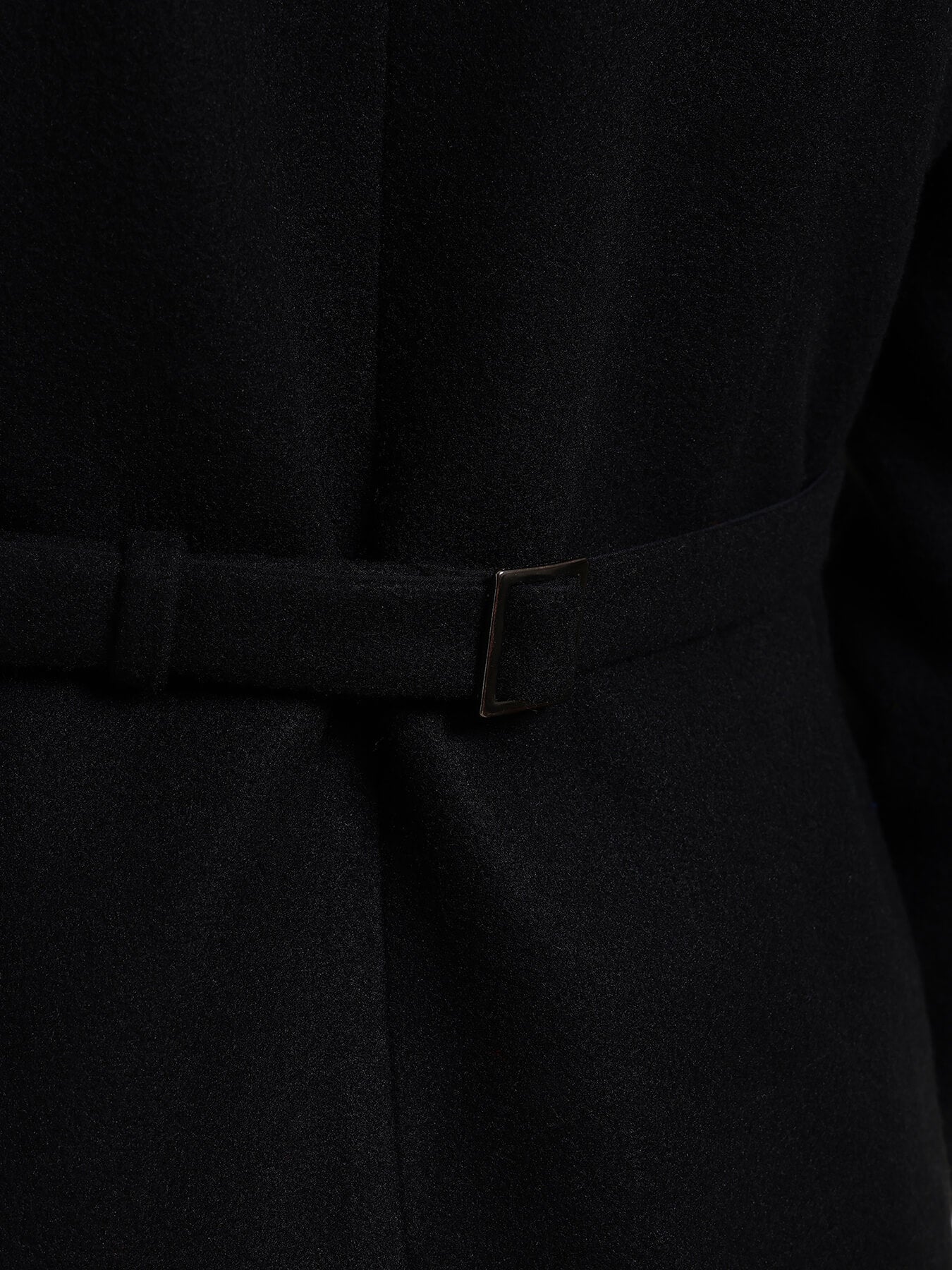 Front Open Jacket - Black