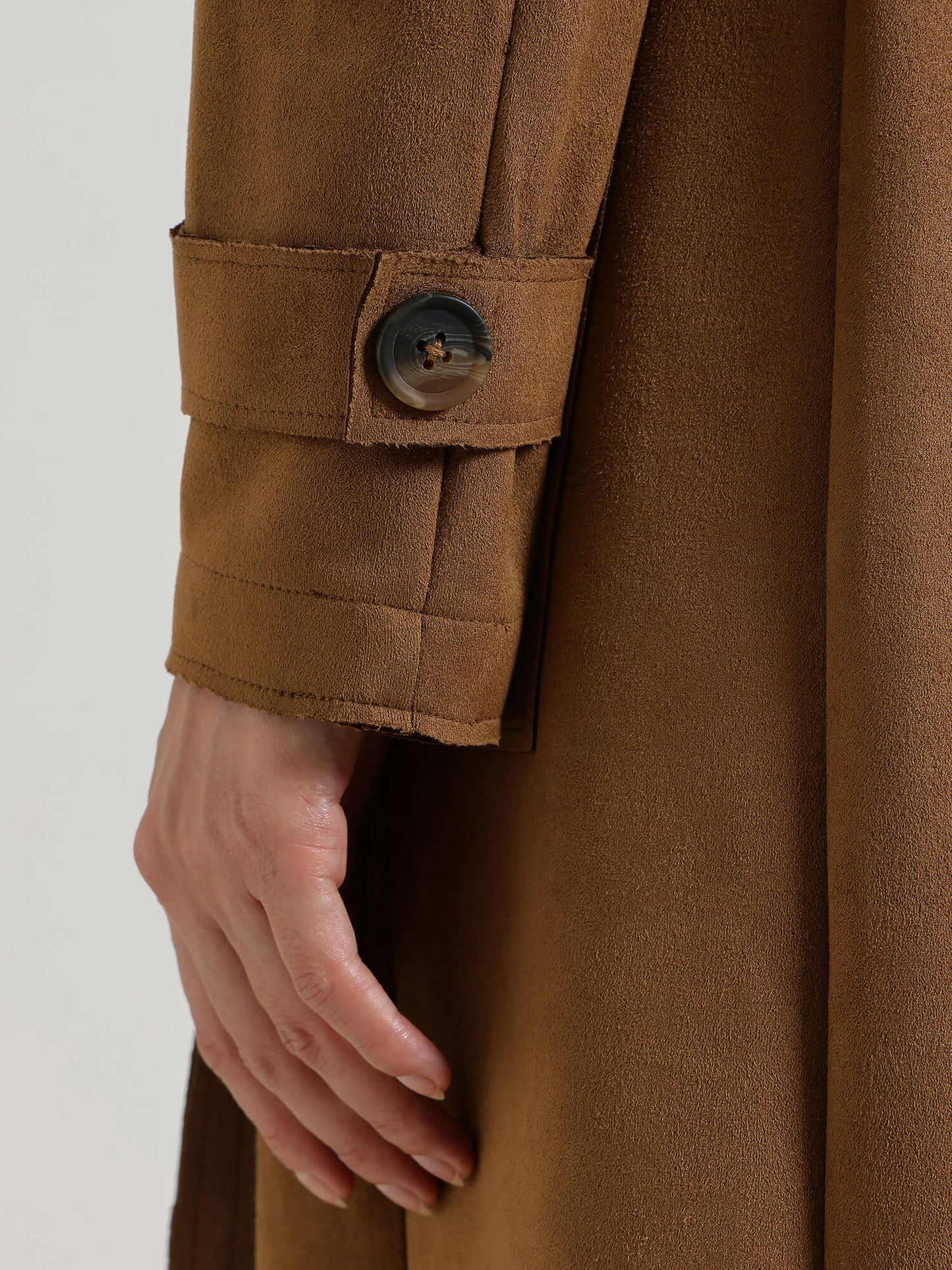 Front Open Jacket - Tan