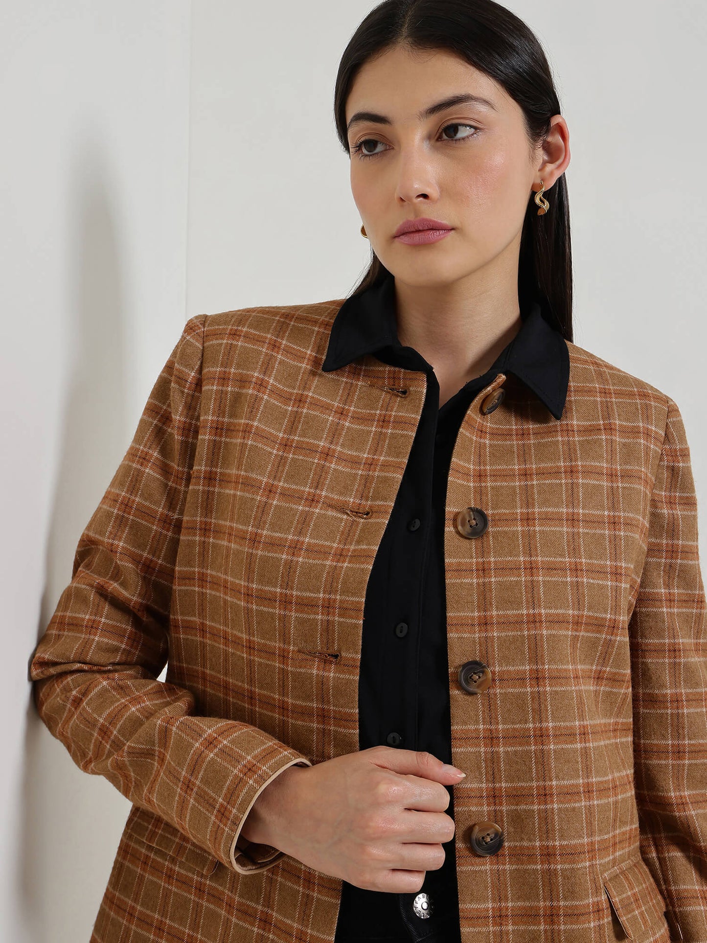 Tweed Jacket - Brown