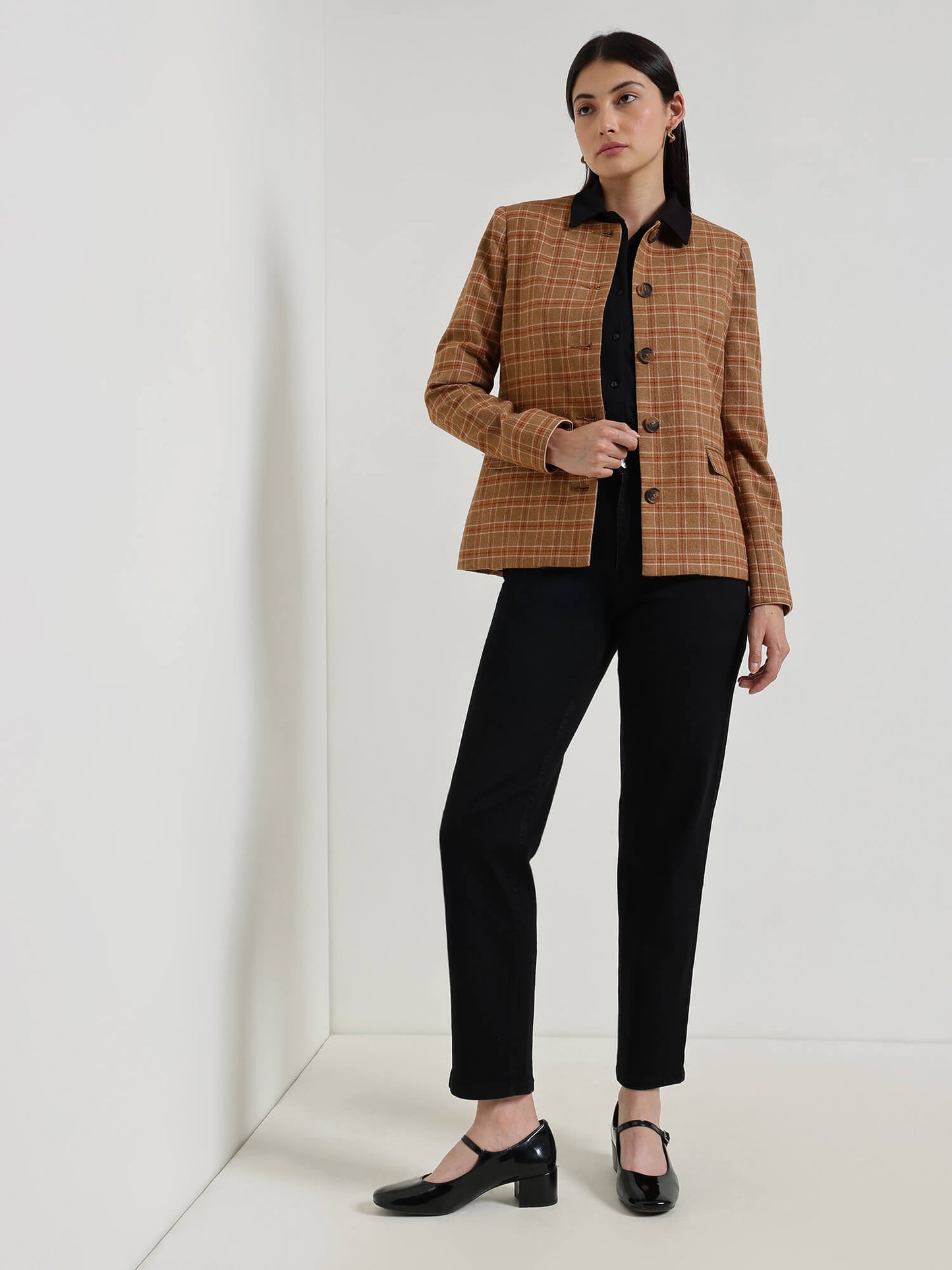 Tweed Jacket - Brown