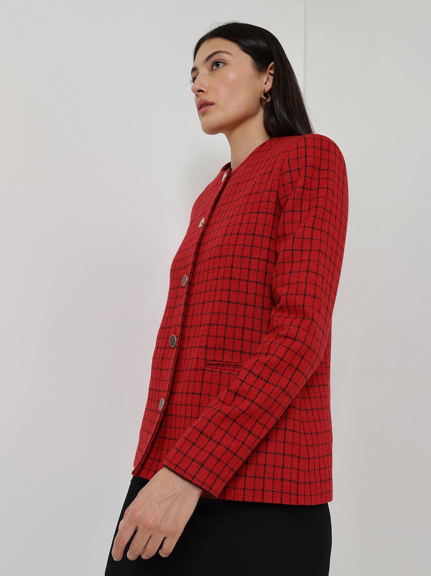 Tweed Jacket - Red