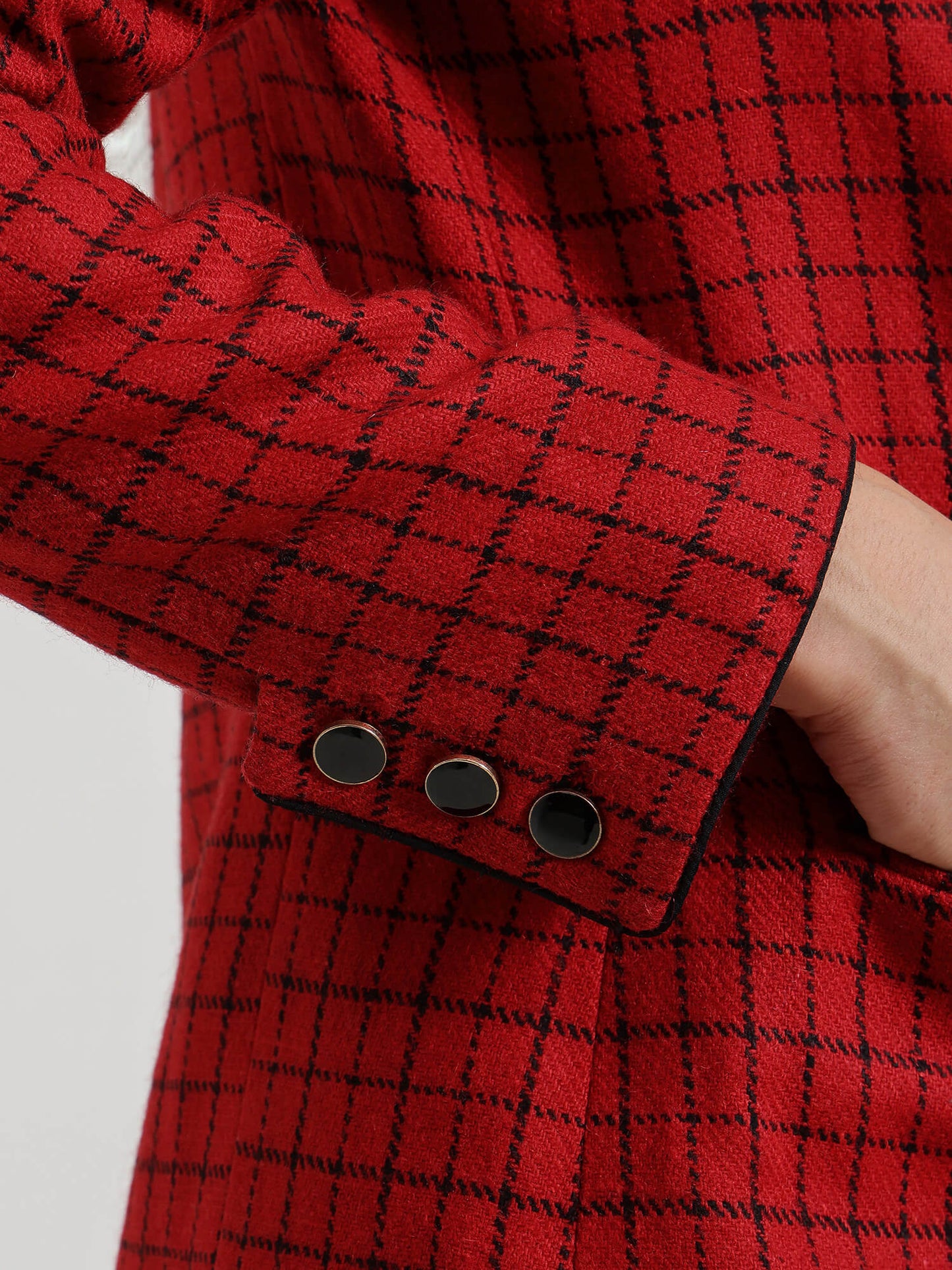 Tweed Jacket - Red