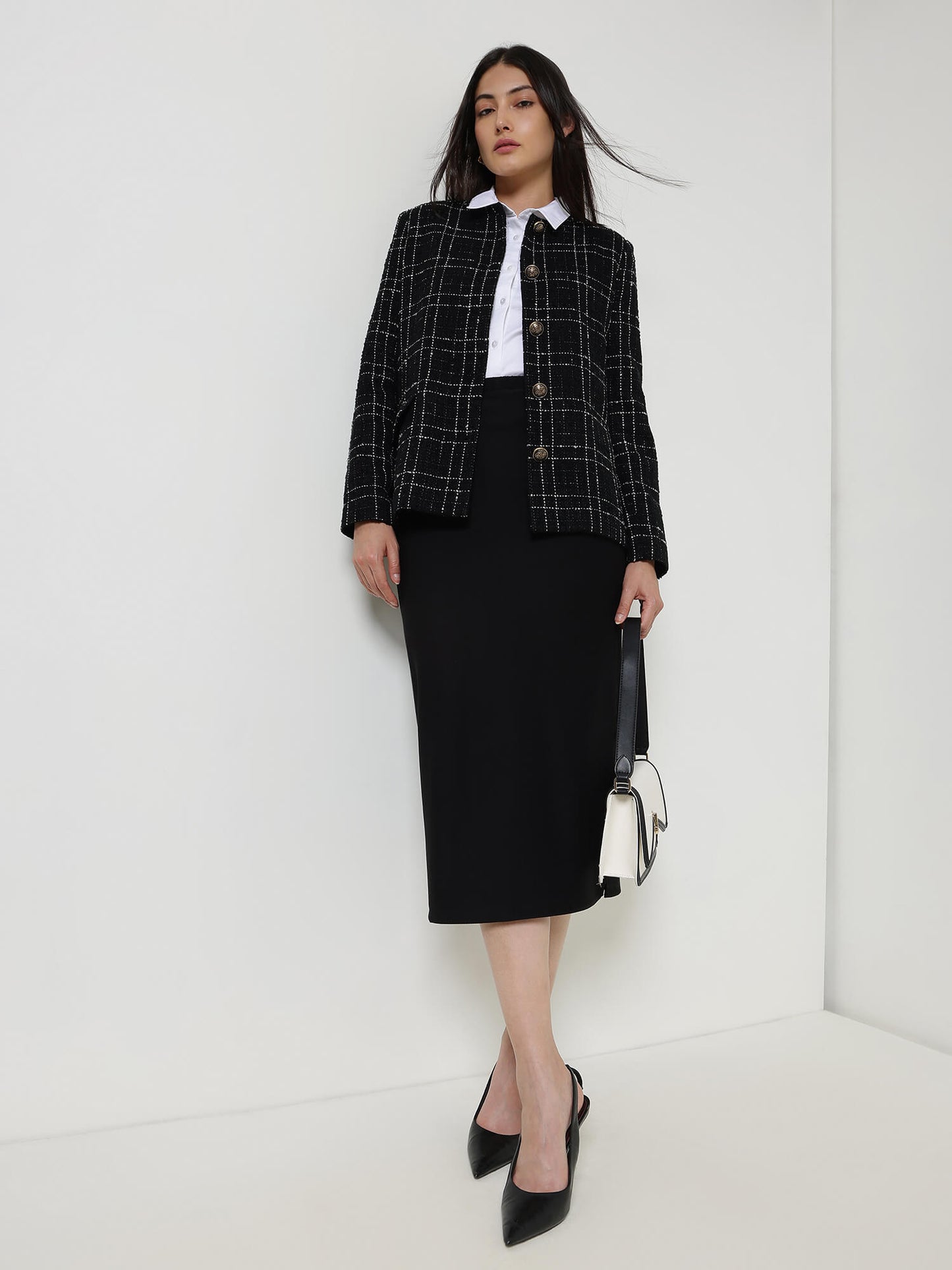 Tweed Jacket - Black