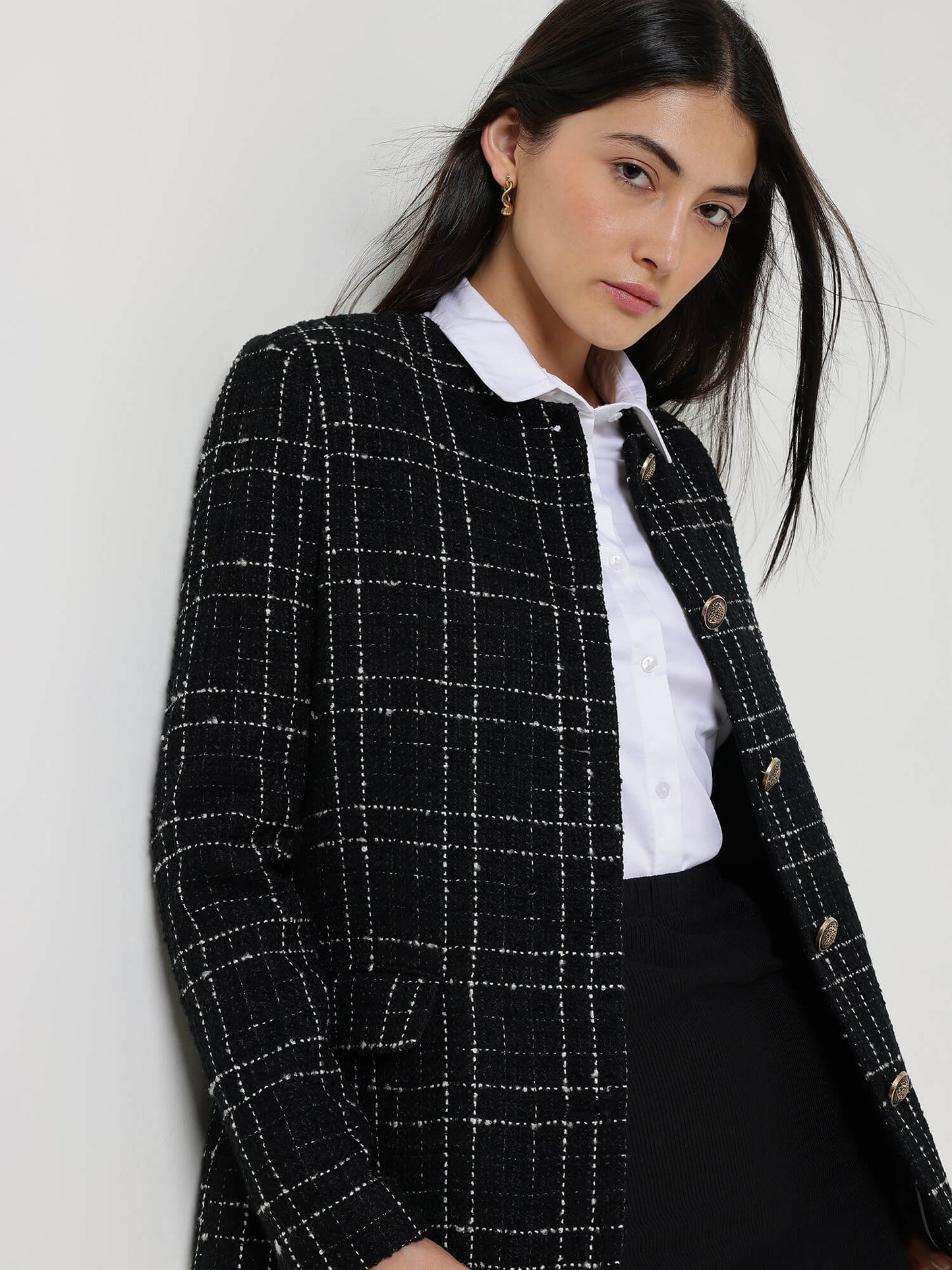 Tweed Jacket - Black