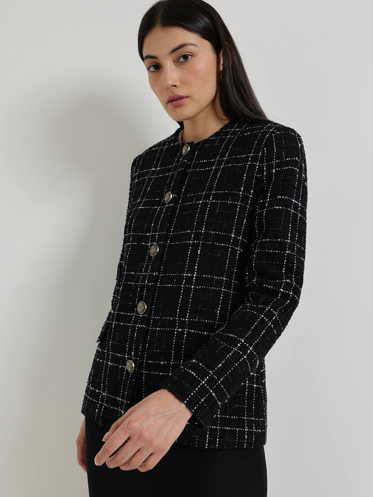 Tweed Jacket - Black