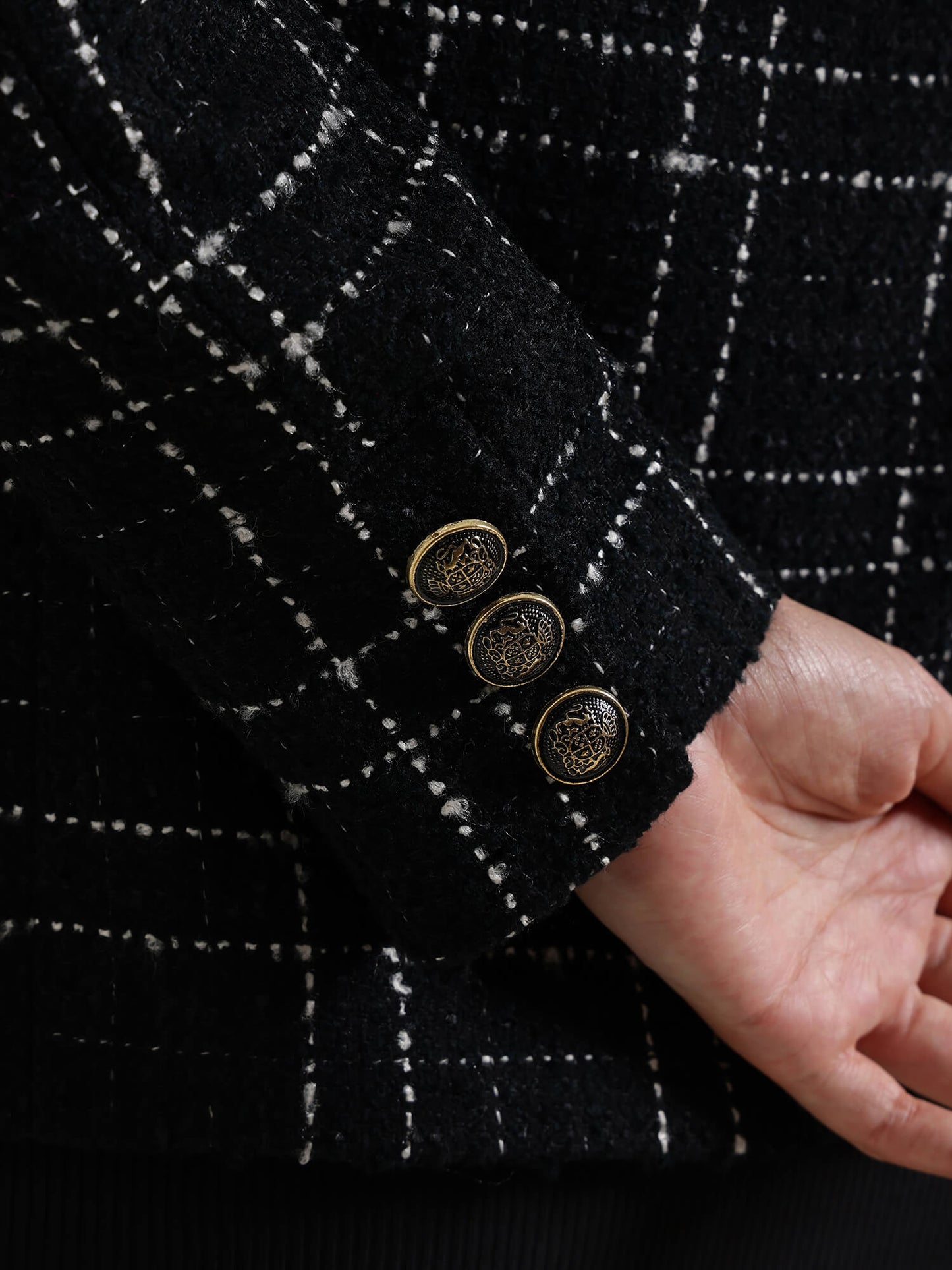 Tweed Jacket - Black