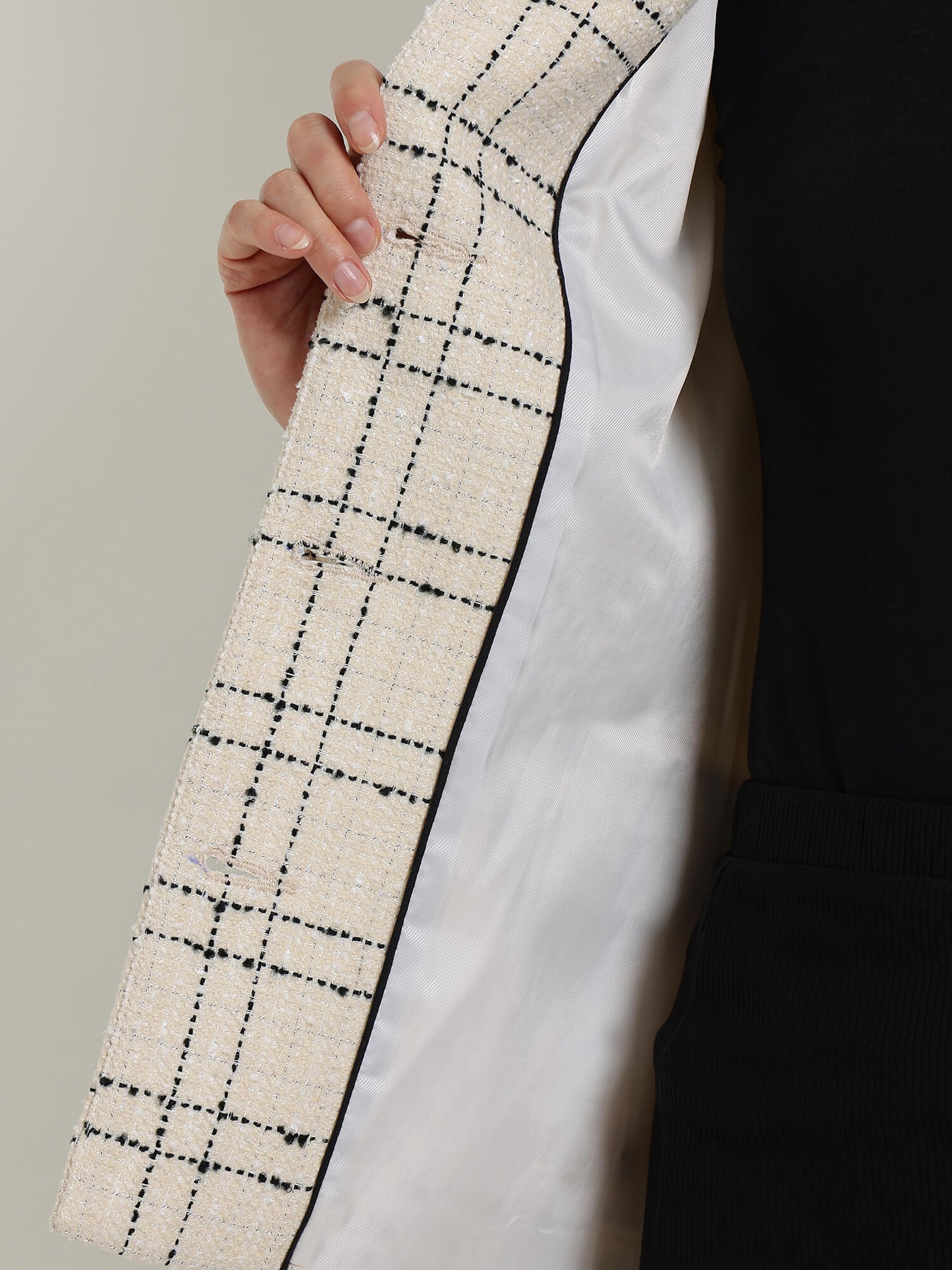 Tweed Jacket - Off White