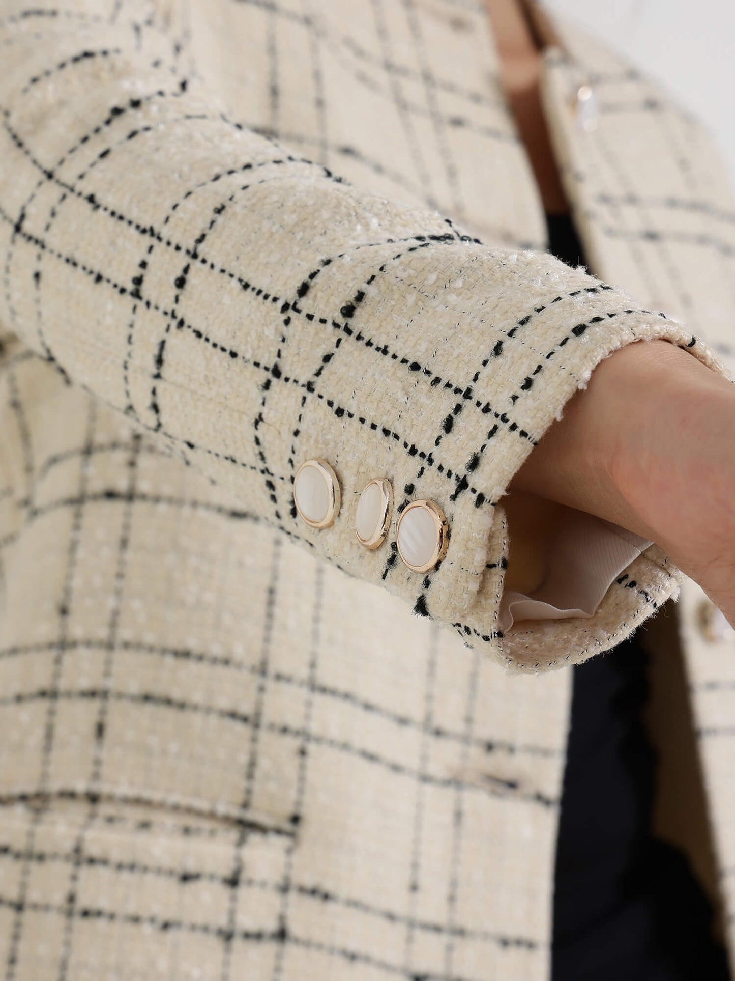 Tweed Jacket - Off White