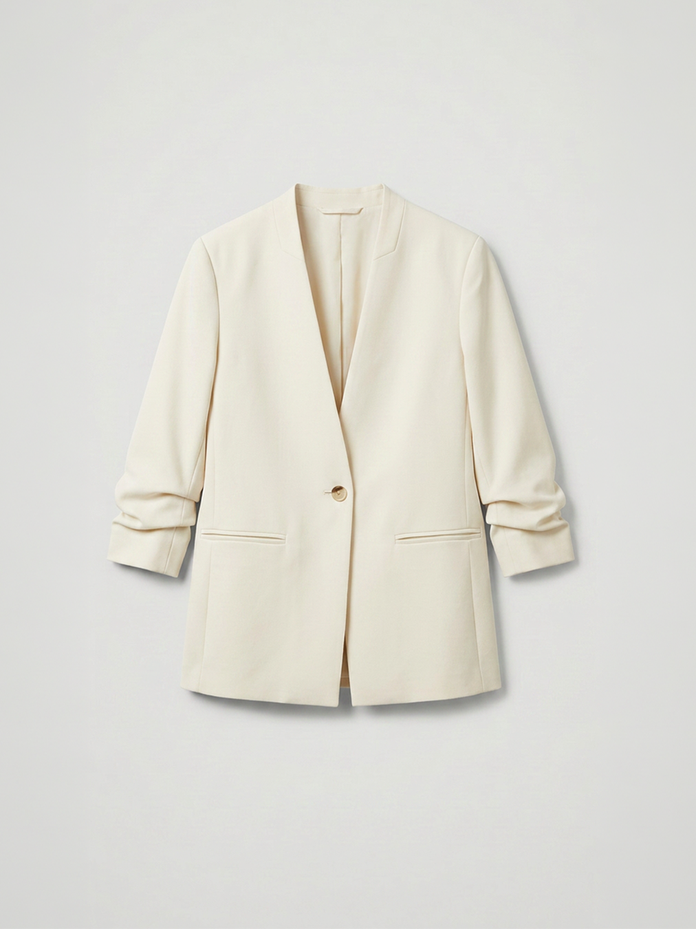 Single Breasted Blazer - Off White