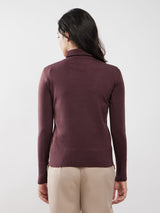 LivSoft Turtle Neck Sweater - Brown