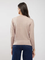 LivSoft Cable Knit Sweater - Beige