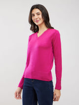 LivSoft Button Detail Sweater - Pink