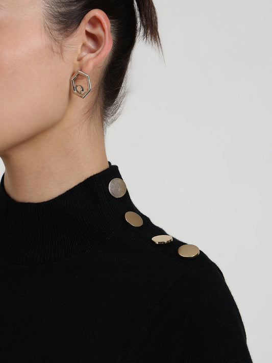 LivSoft High Neck Sweater - Black