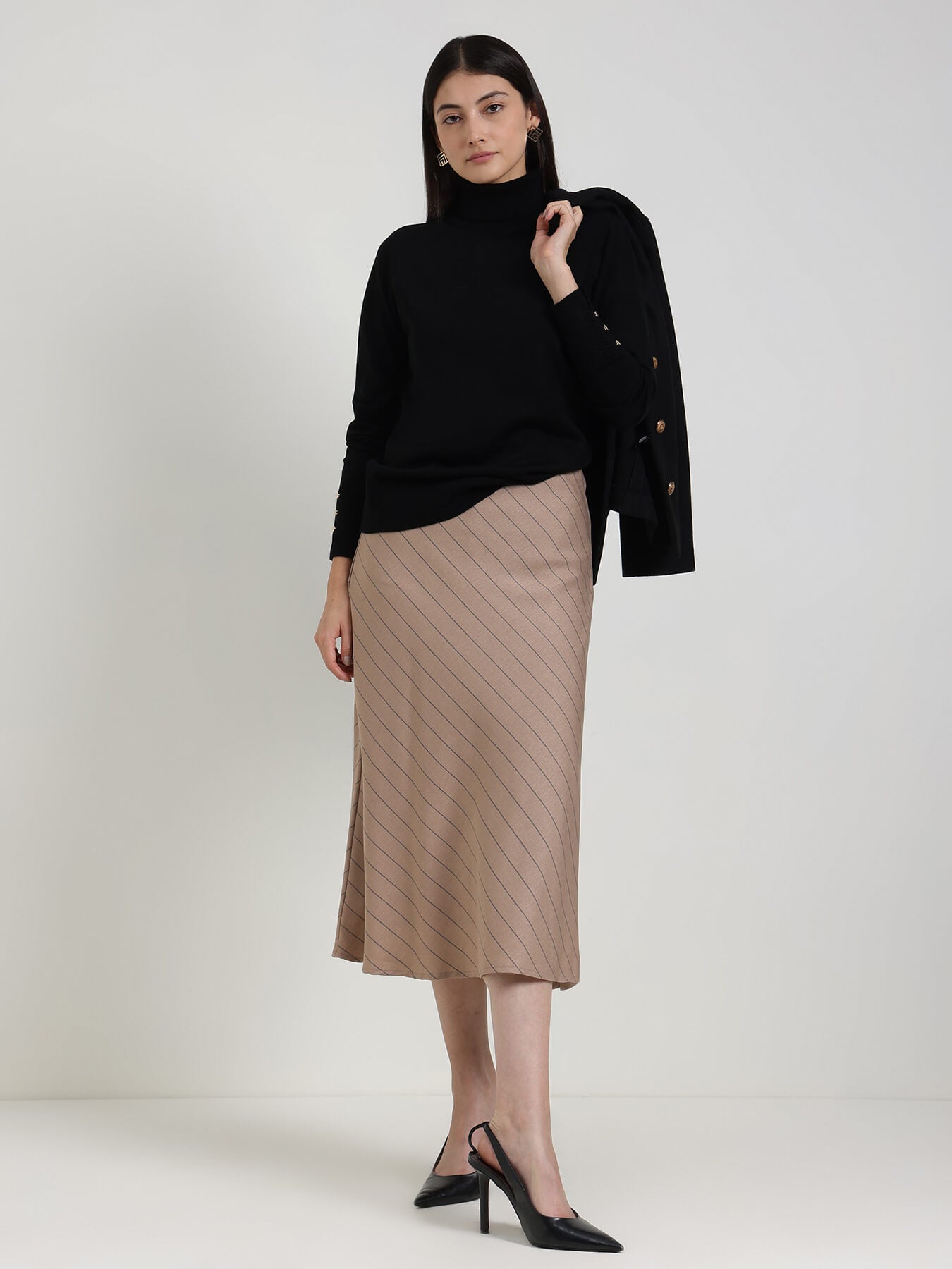 LivSoft Turtle Neck Sweater - Black