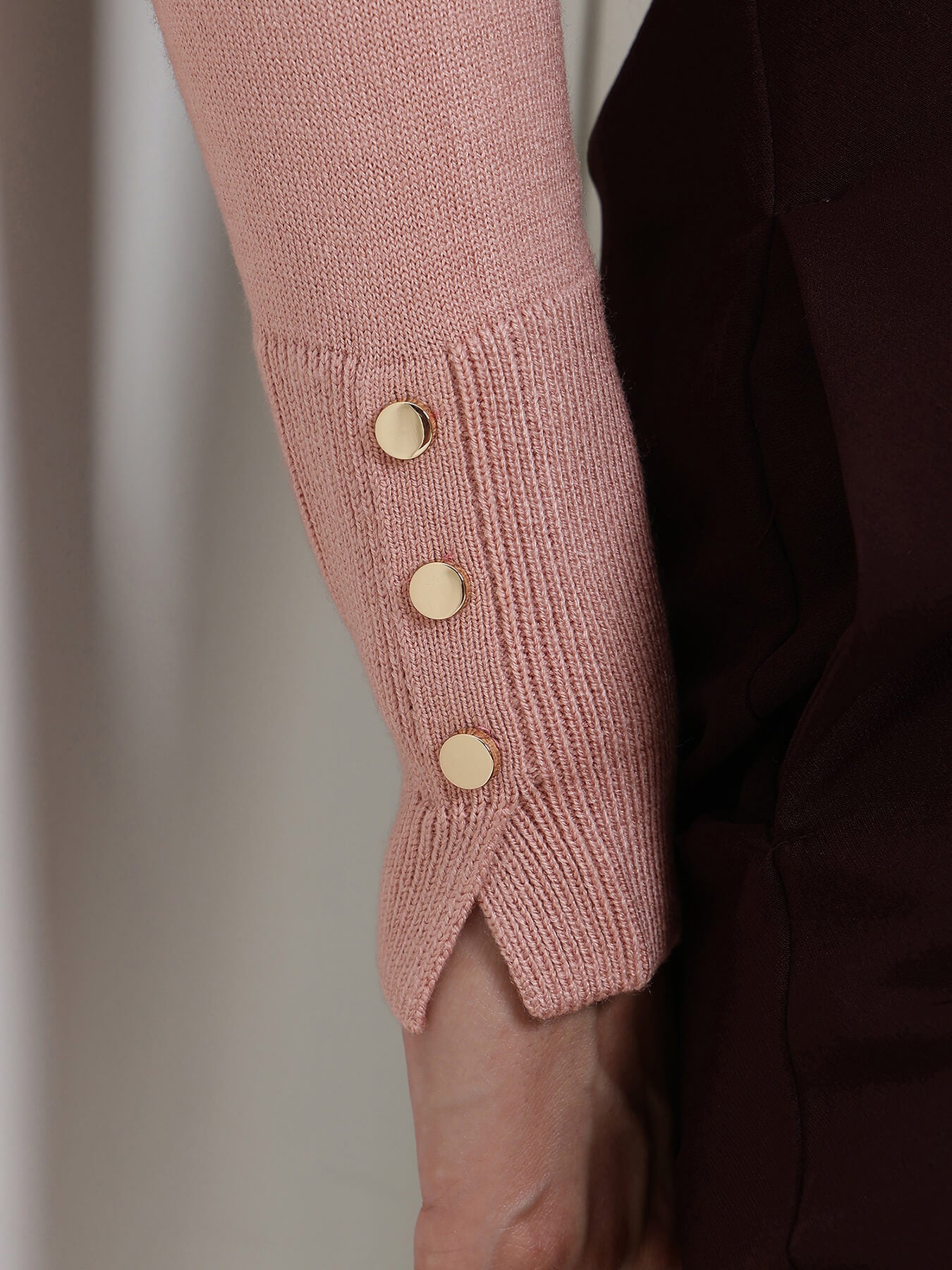 LivSoft Turtle Neck Sweater - Pink