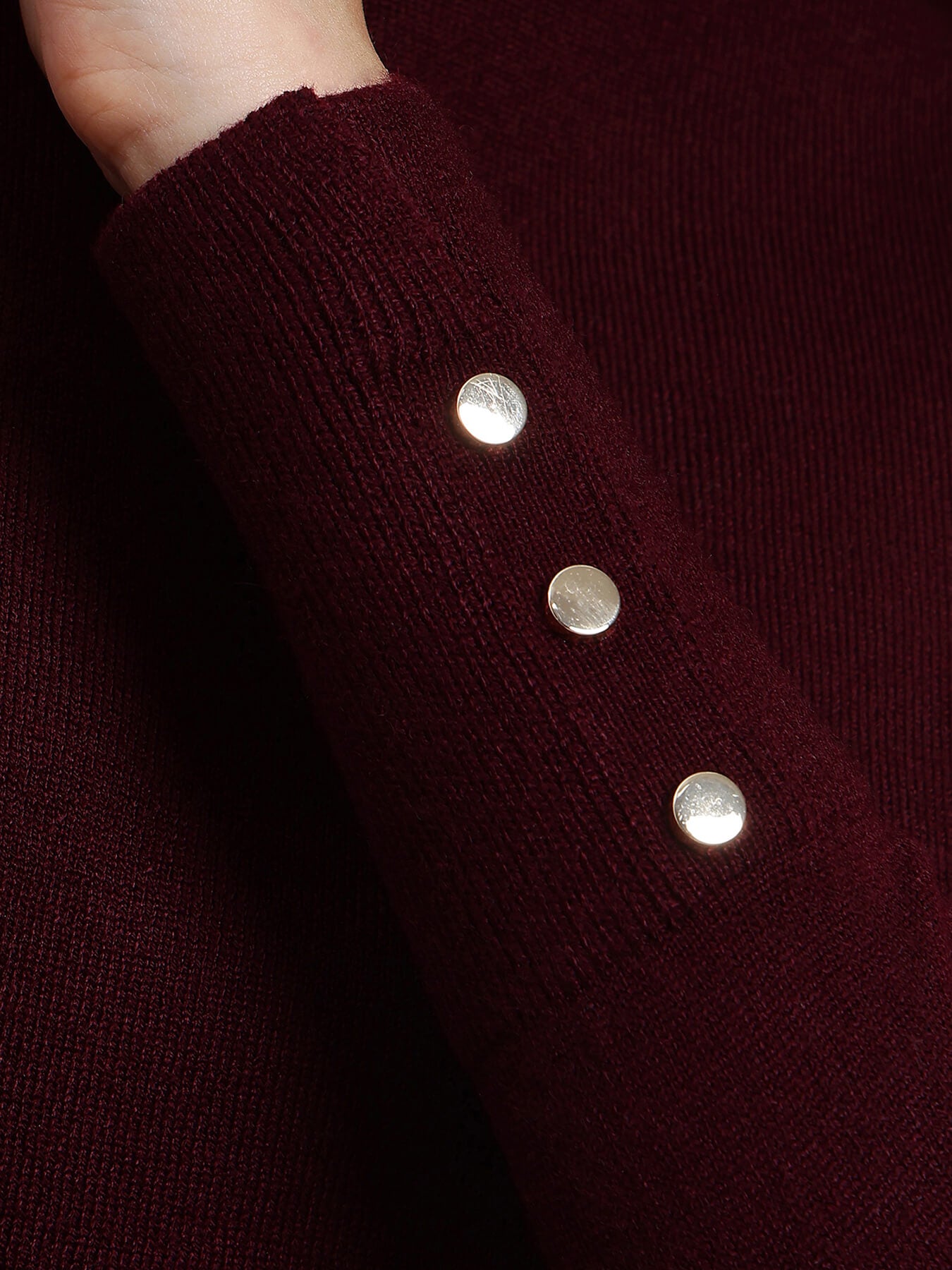 LivSoft Turtle Neck Sweater - Maroon