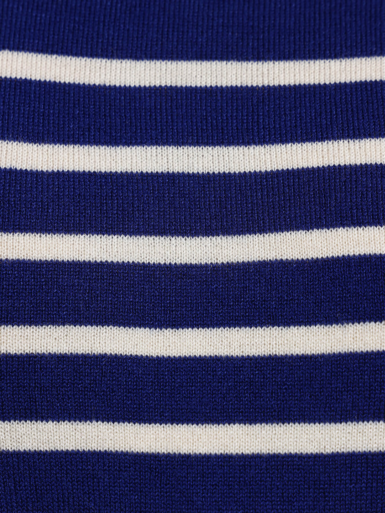LivSoft Striped Round Neck Sweater - Navy Blue