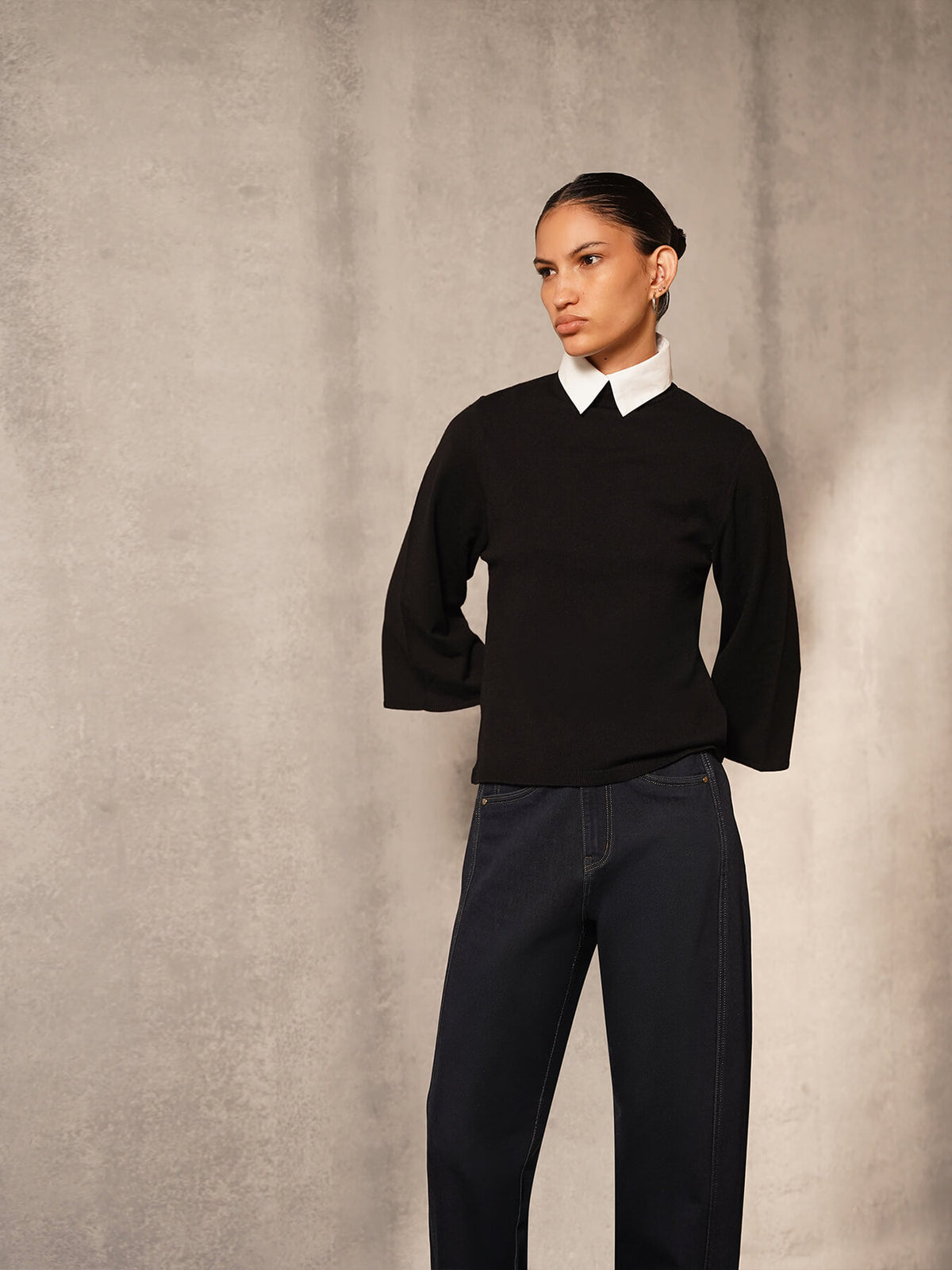 Ultra Livsoft High Neck Sweater- Black