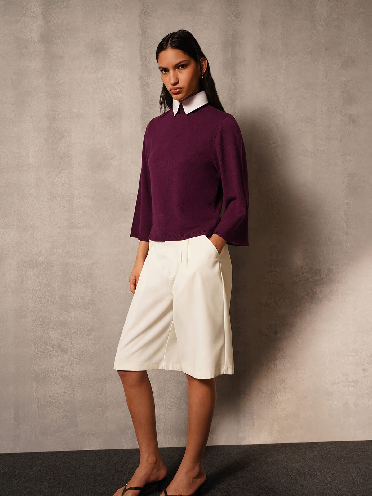 Ultra Livsoft High Neck Sweater- Wine