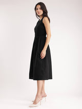 Cotton Dress - Black