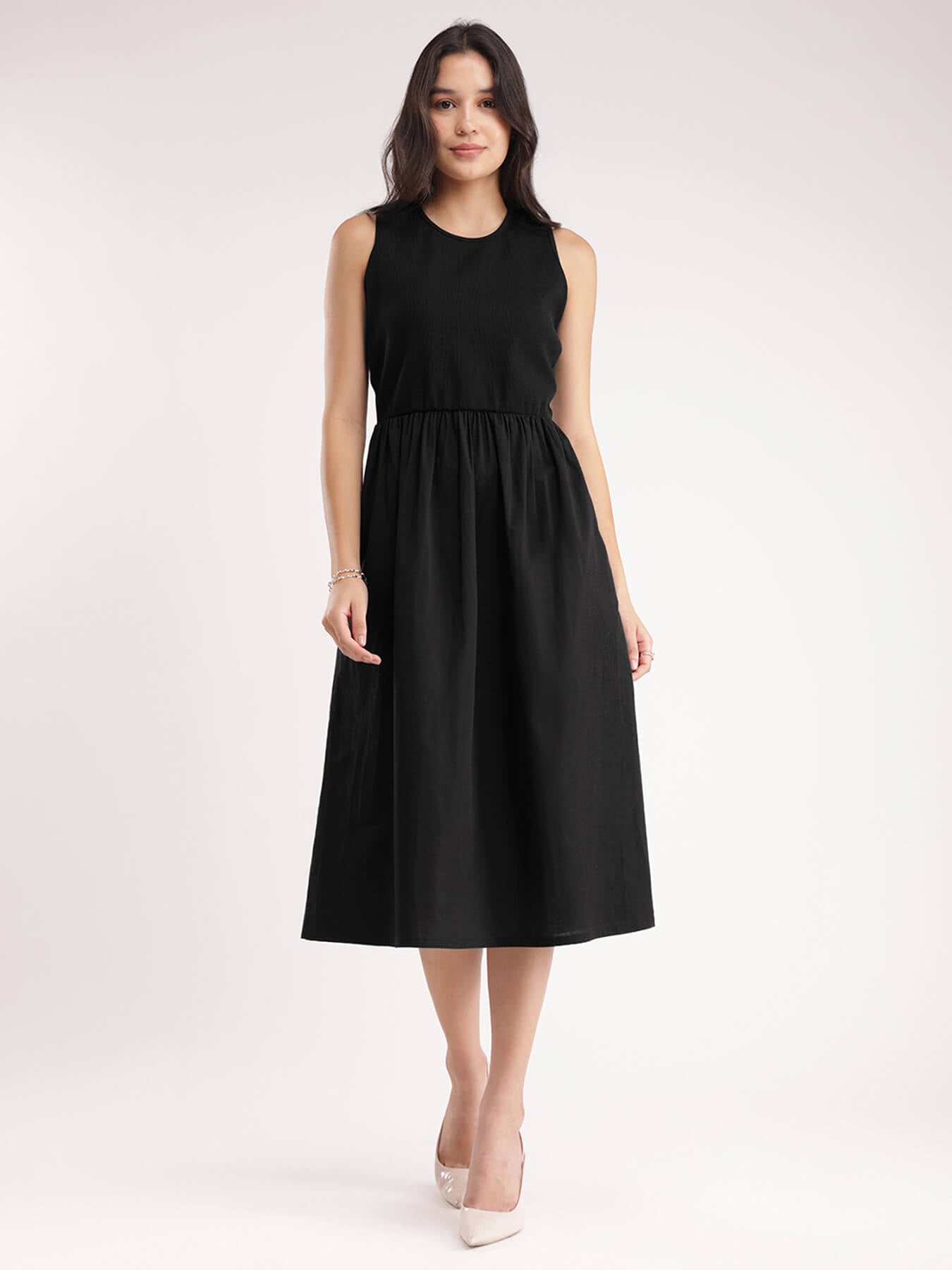 Cotton Dress - Black