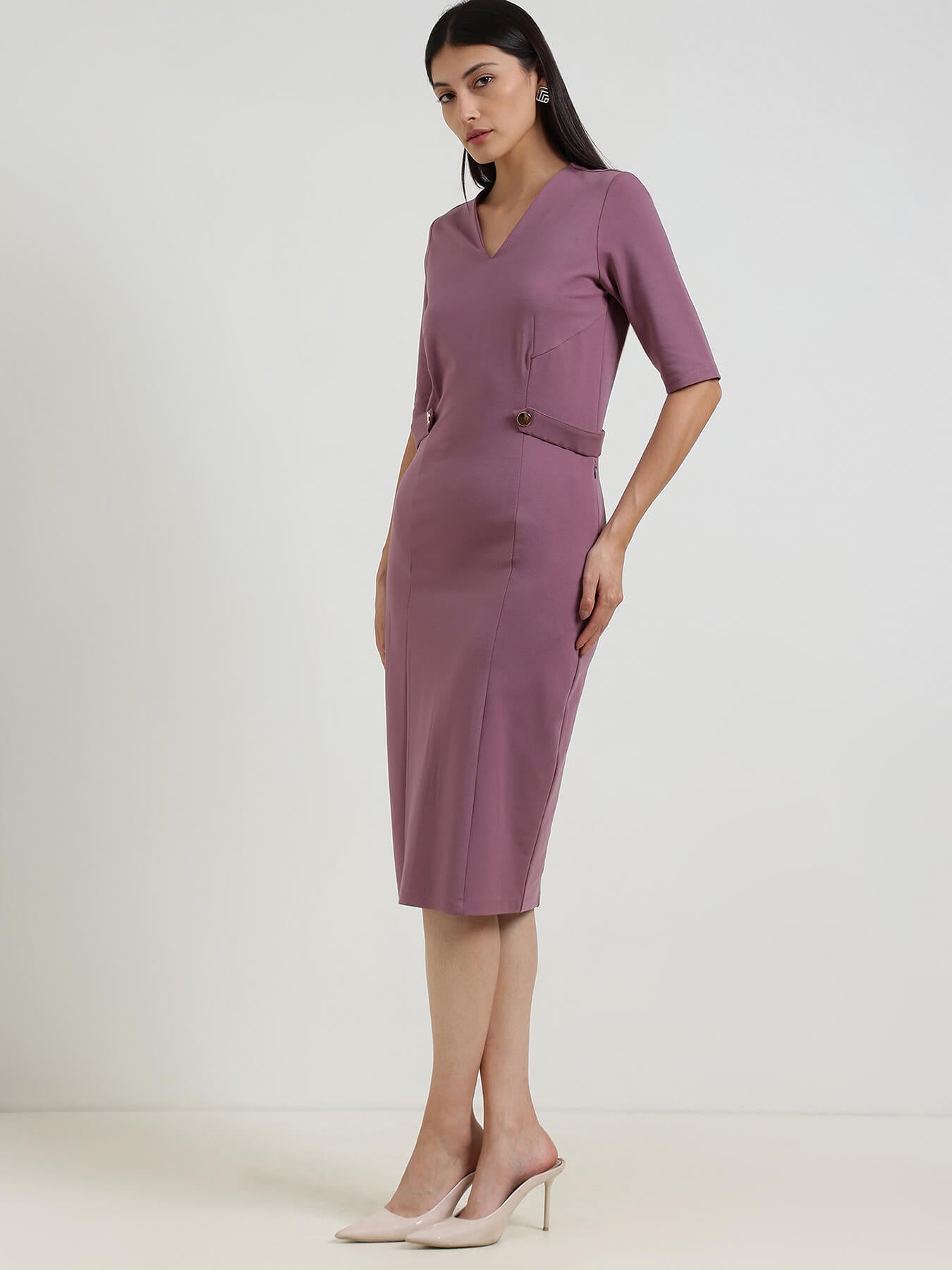 Bodycon Dress - Mauve