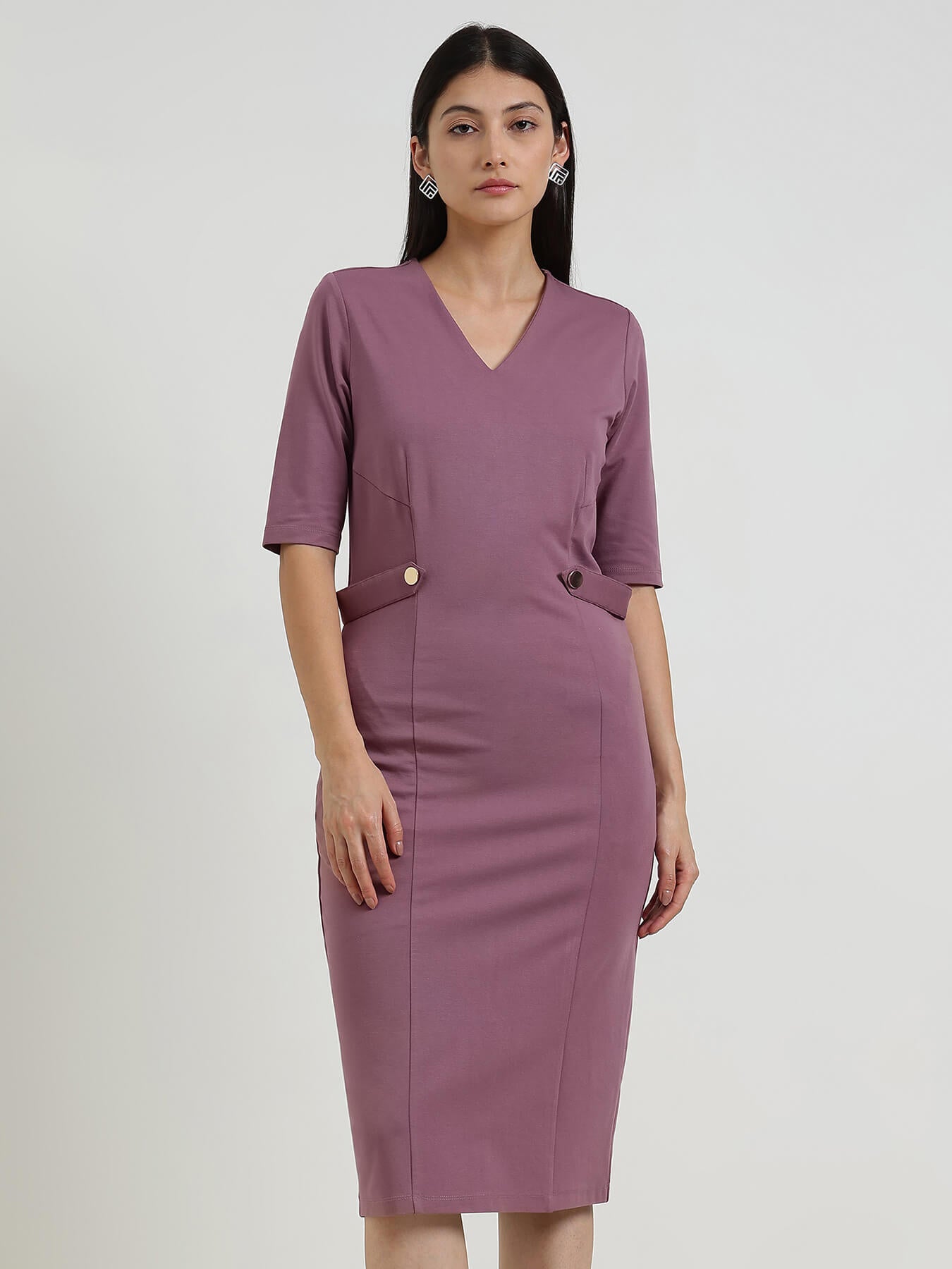 Bodycon Dress - Mauve