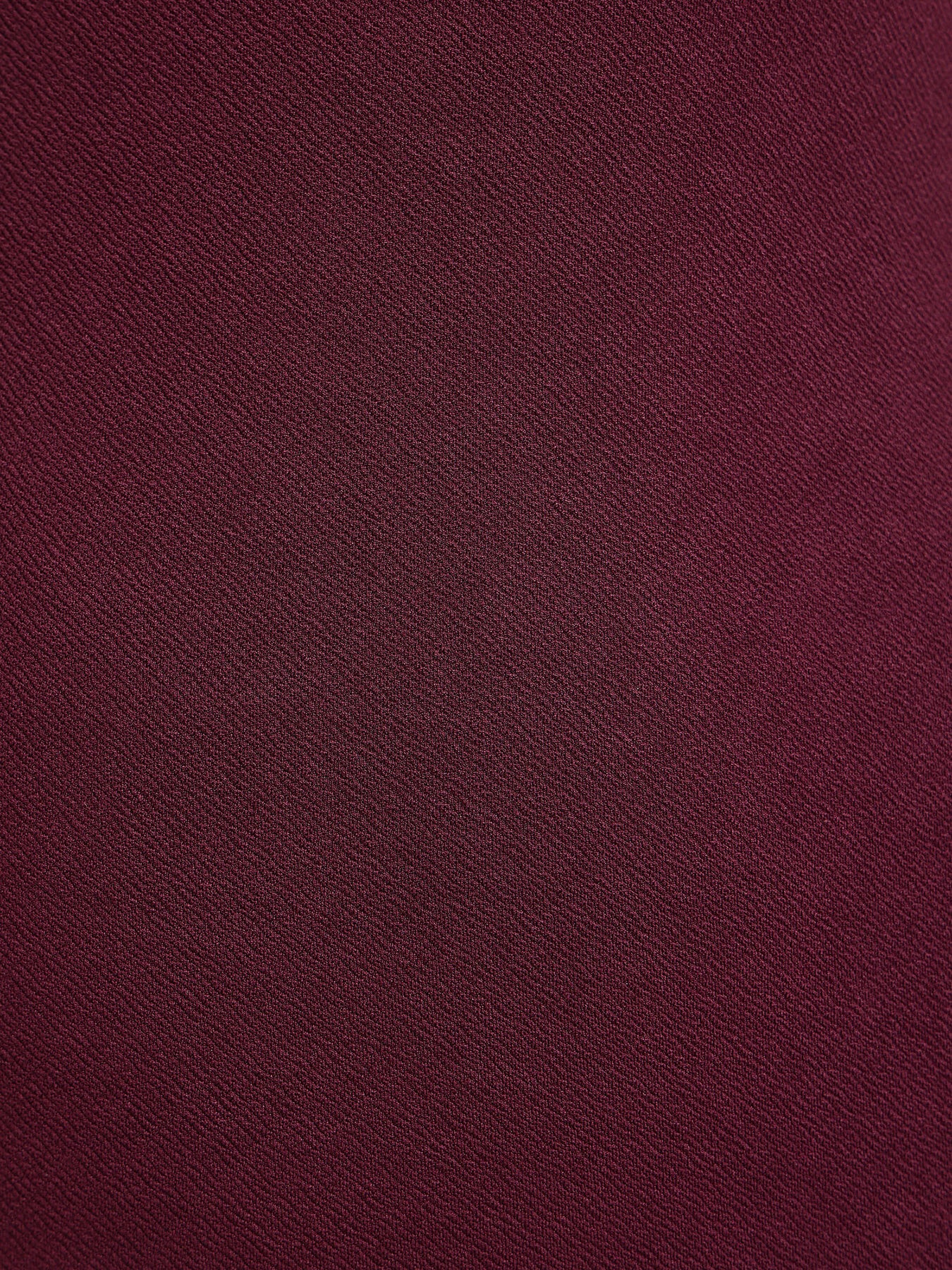 High Neck Bodycon Dress - Wine