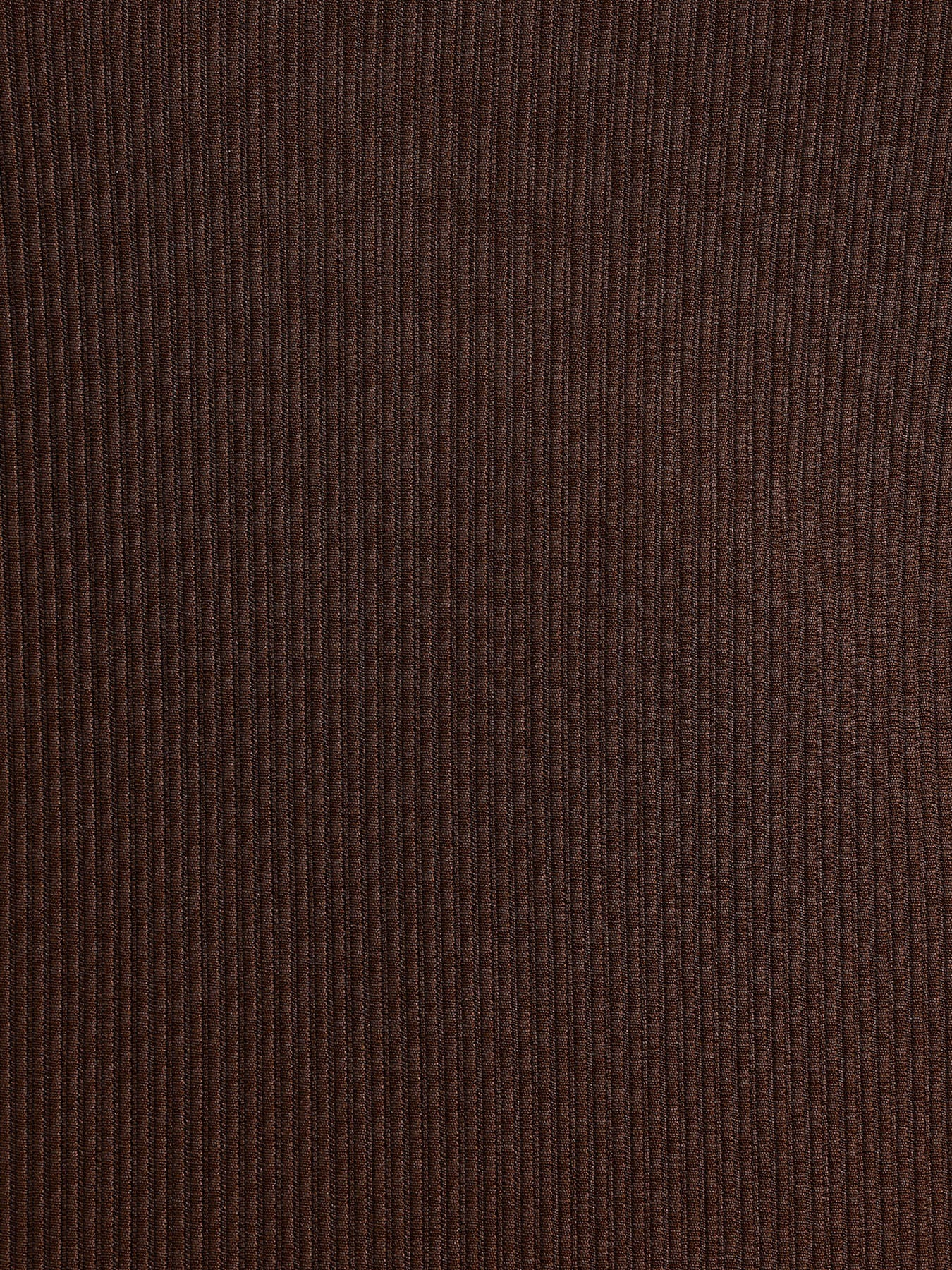 Bodycon Midi Dress - Brown