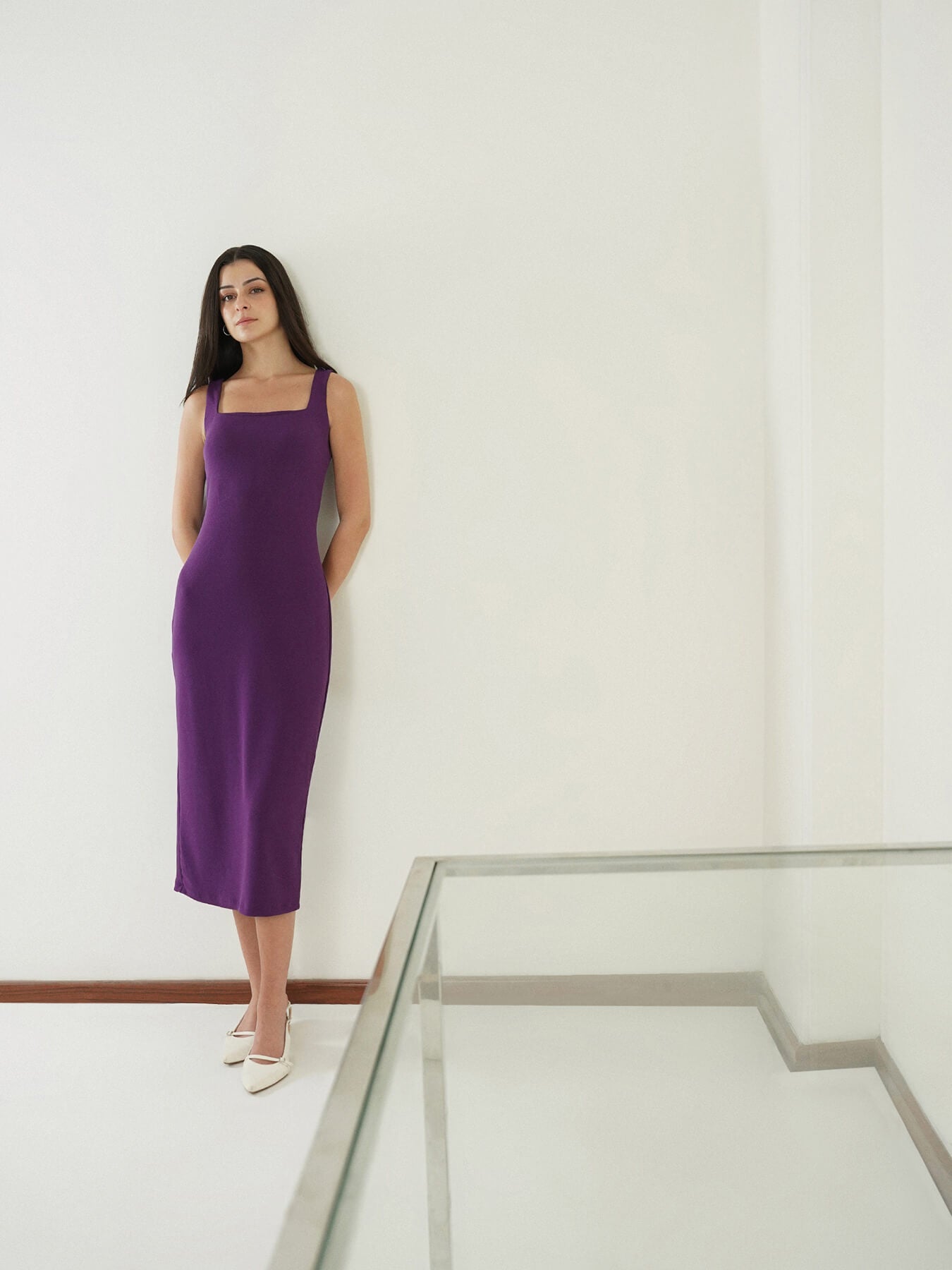 Bodycon Dress - Purple