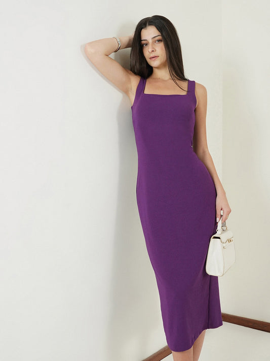 Bodycon Dress - Purple