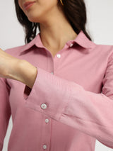 Cotton Knit Shirt - Pink