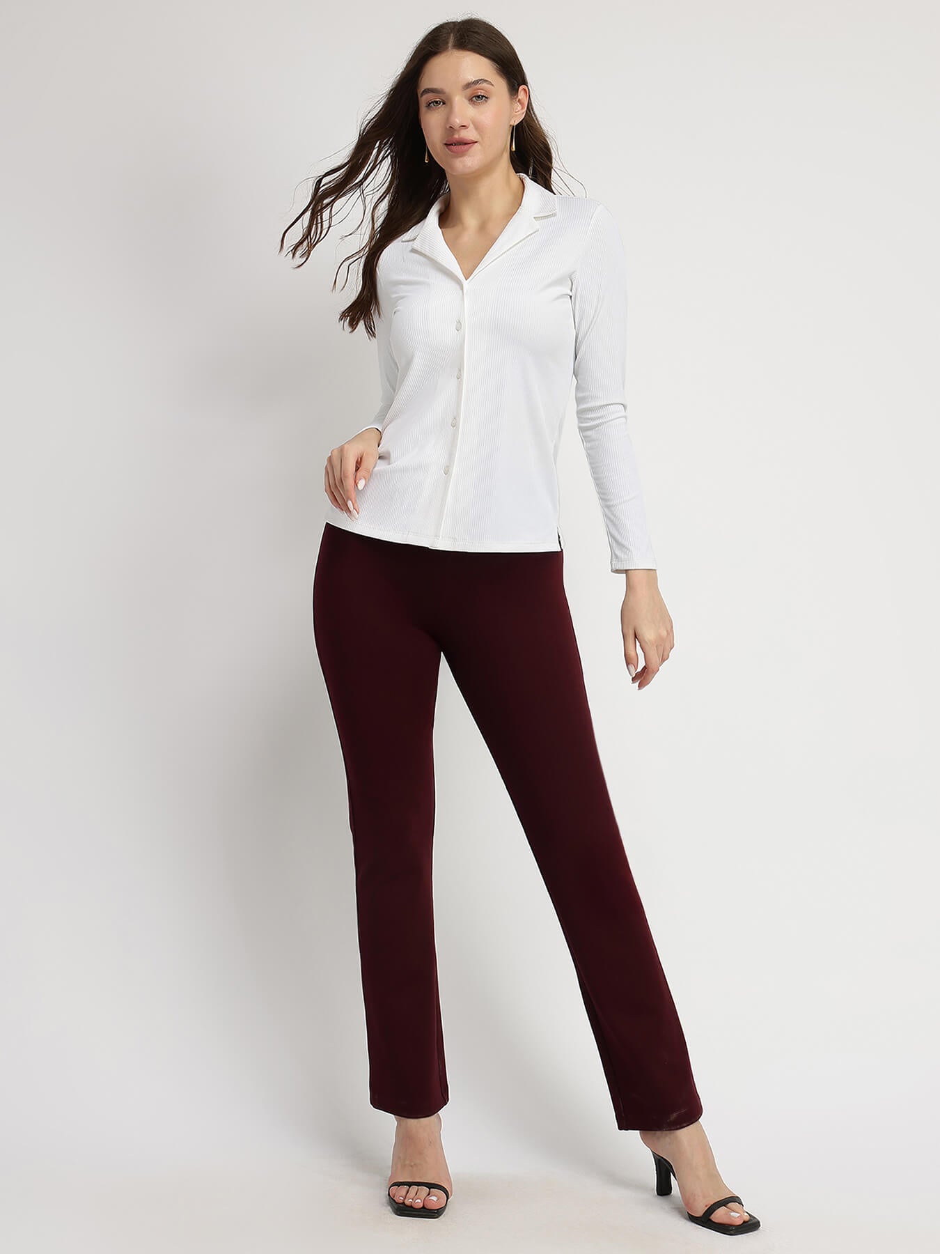 Resort Collar Knit Shirt - White