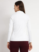 Resort Collar Knit Shirt - White