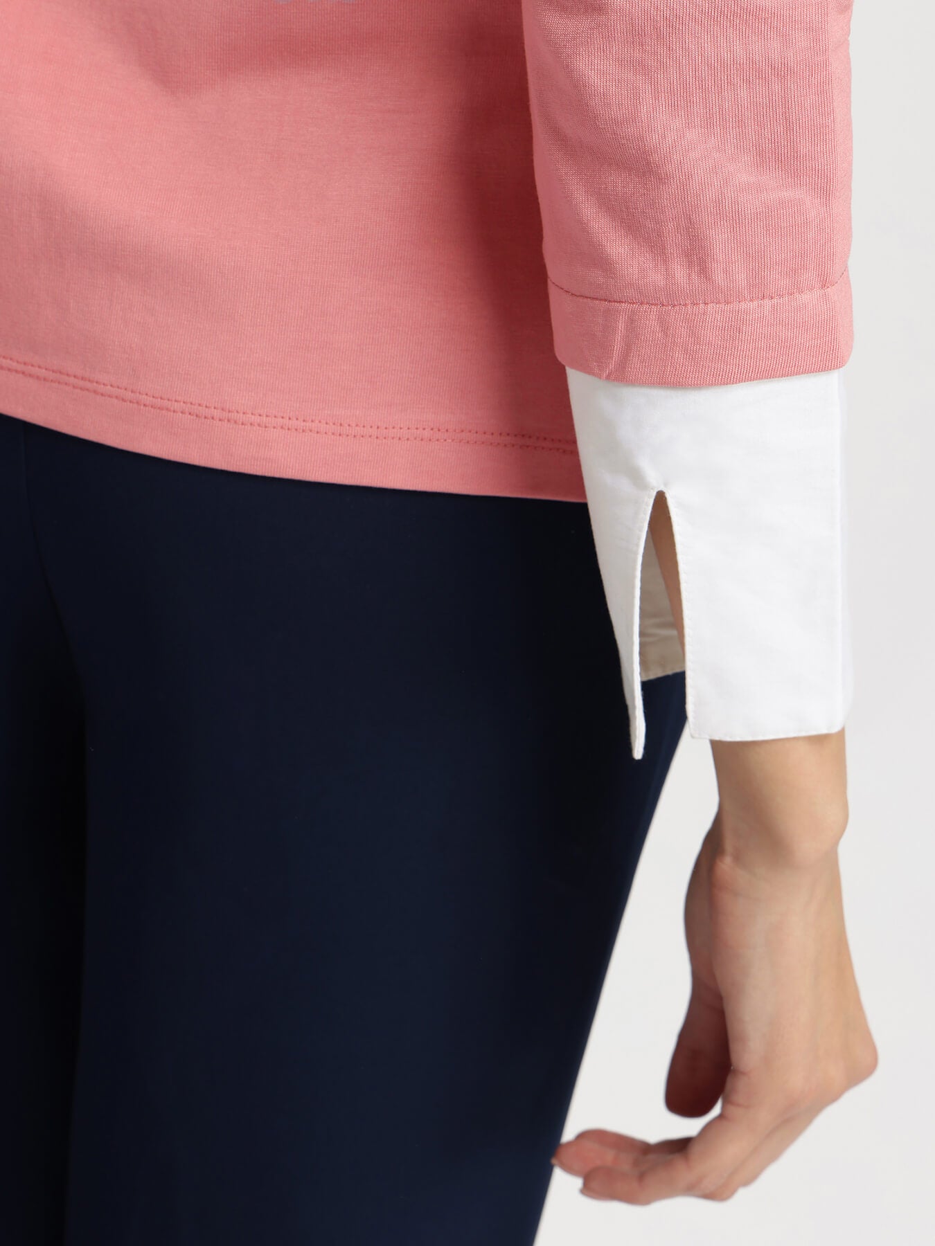 Cotton Collar Style Shirt - Pink
