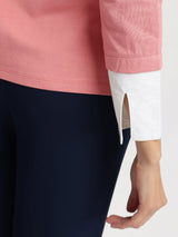 Cotton Collar Style Shirt - Pink