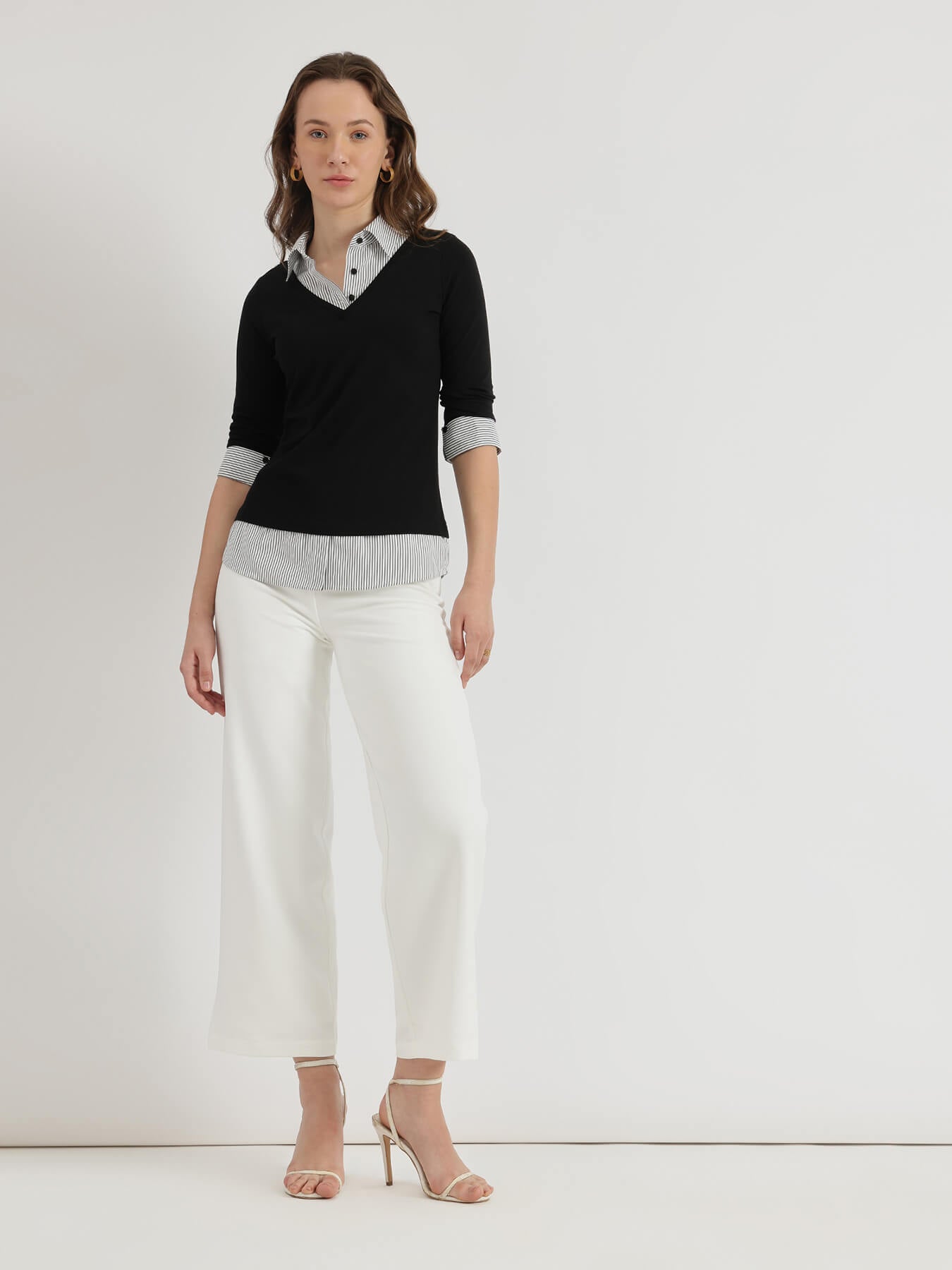 Collar Style T-Shirt - Black