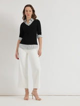 Collar Style T-Shirt - Black