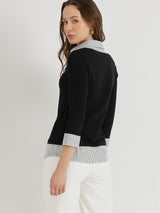Collar Style T-Shirt - Black