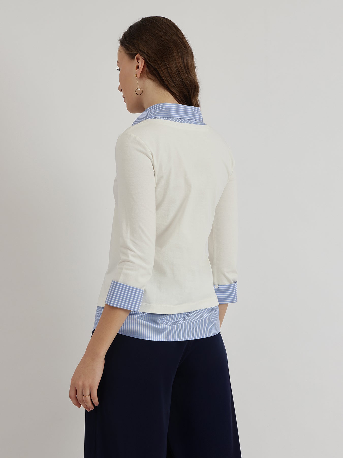 Collar Style T-Shirt - White
