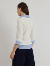 Collar Style T-Shirt - White