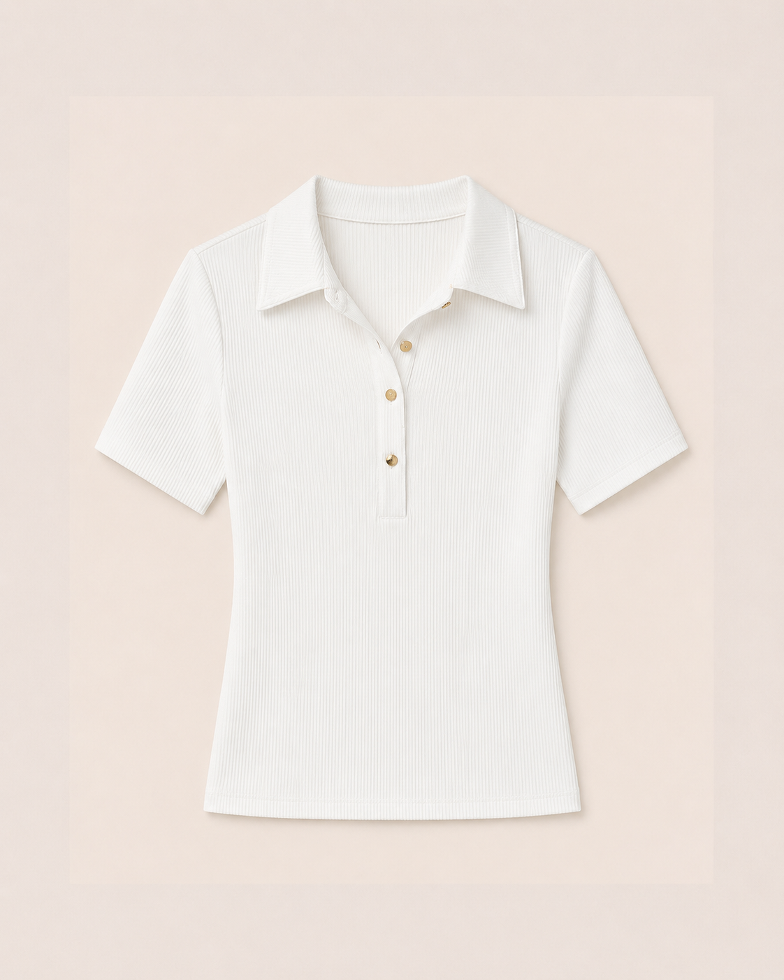 Ribbed Shirt - Off White