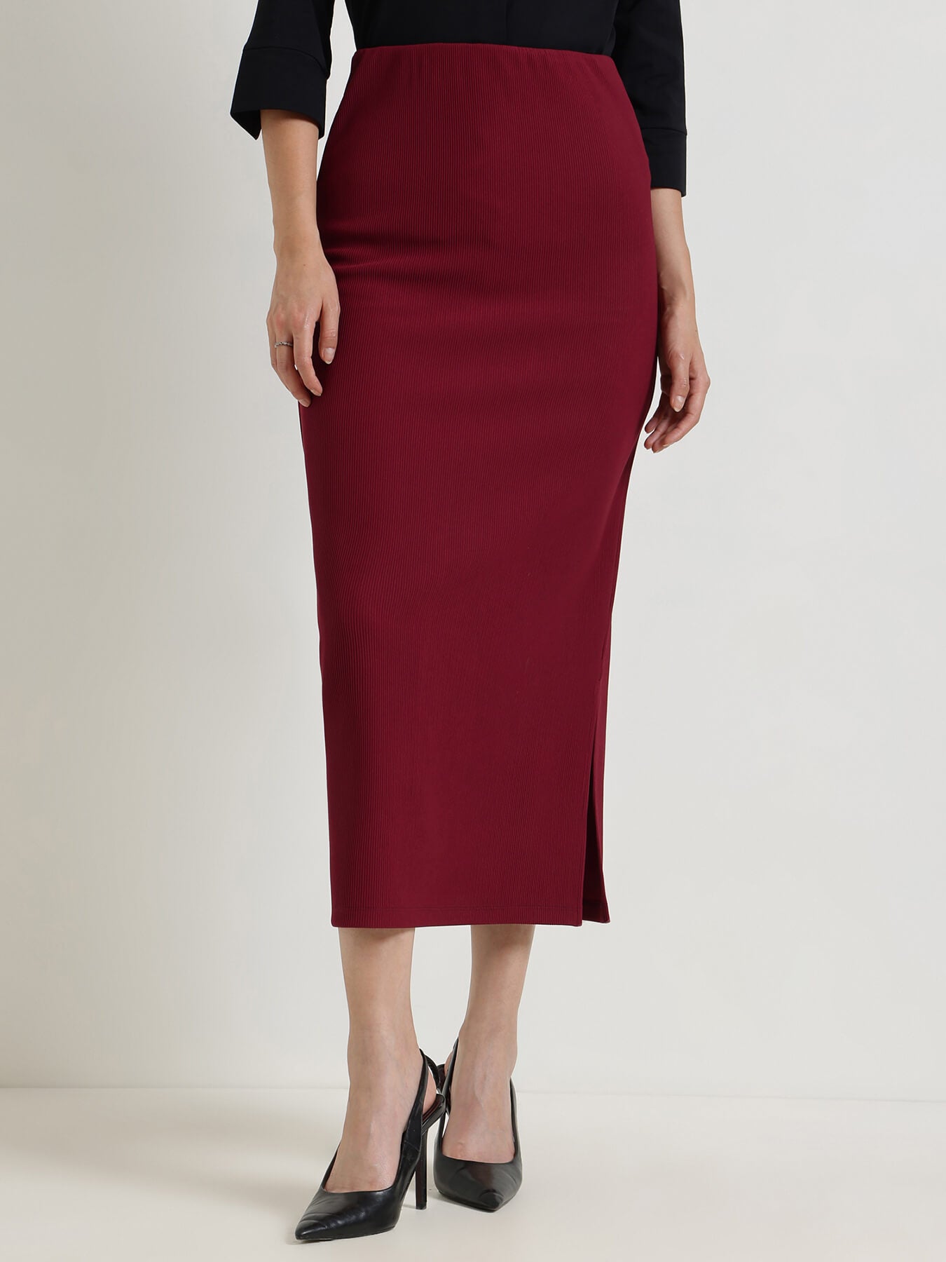 Pencil Skirt - Maroon