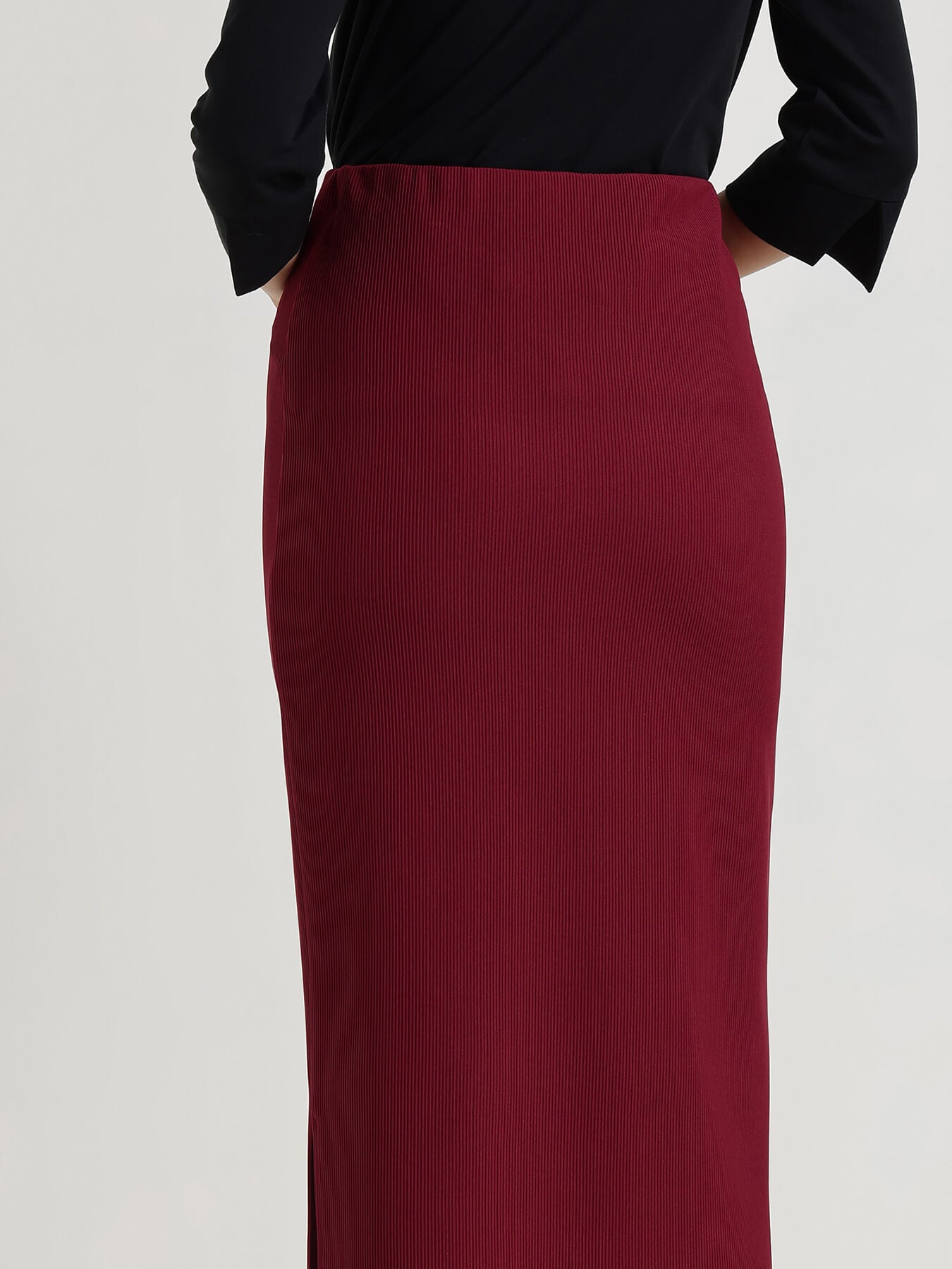 Pencil Skirt - Maroon