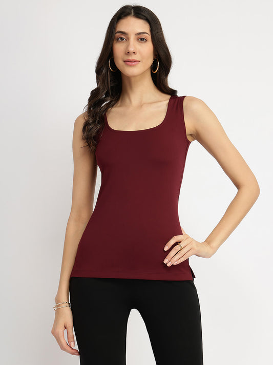 Tank Top - Maroon