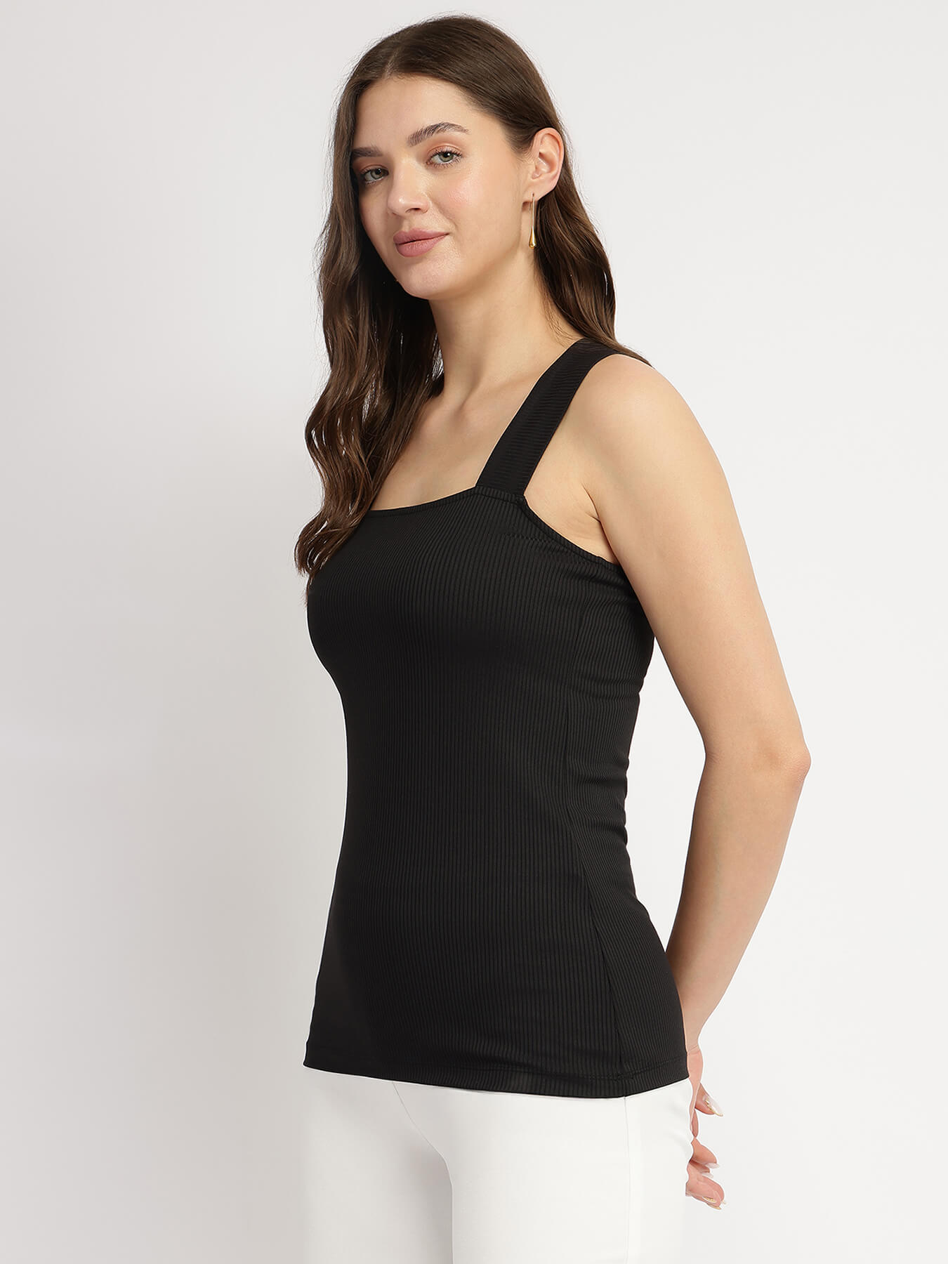 Tank Knit Top - Black