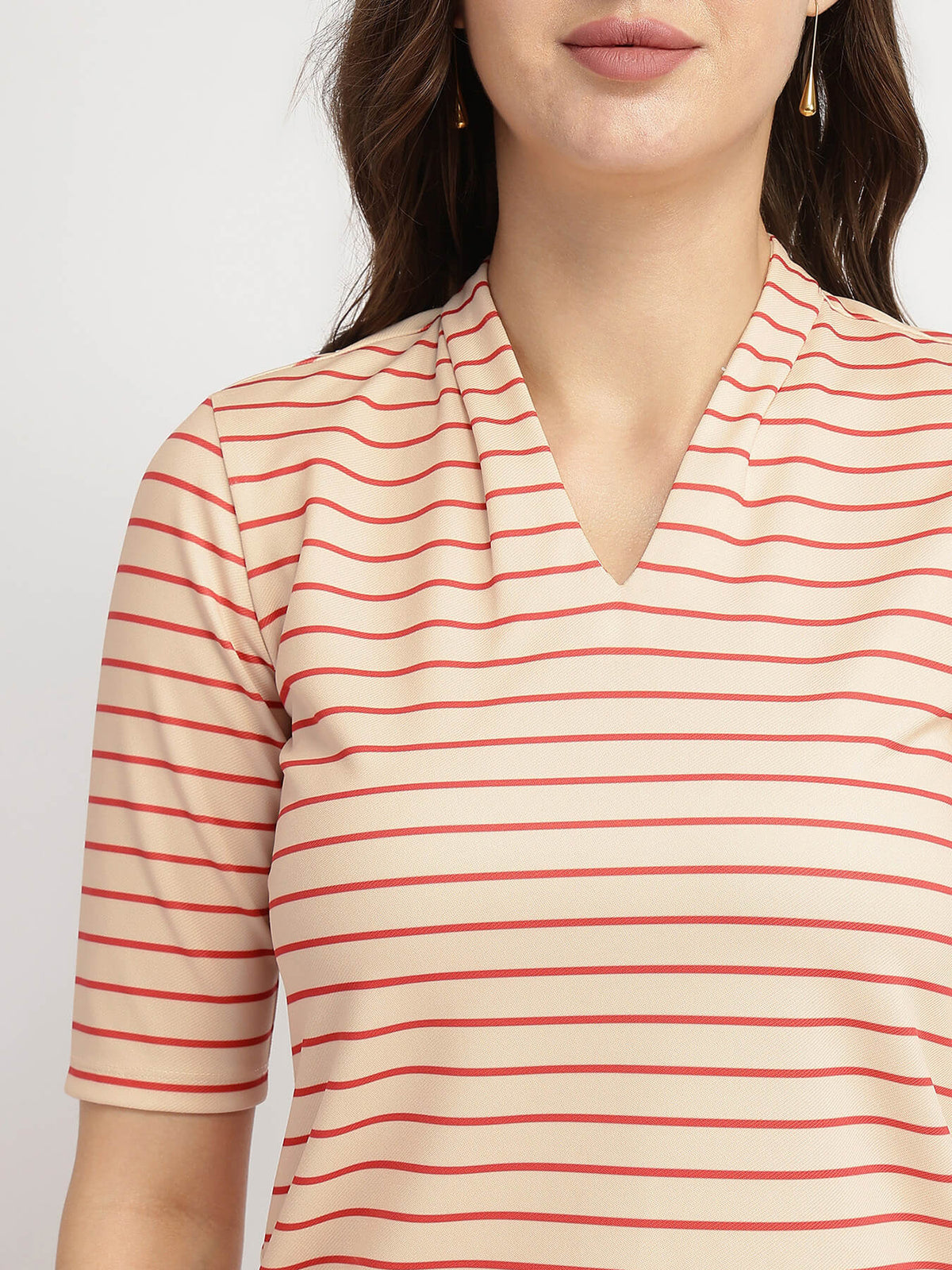 Striped T-Shirt - Red