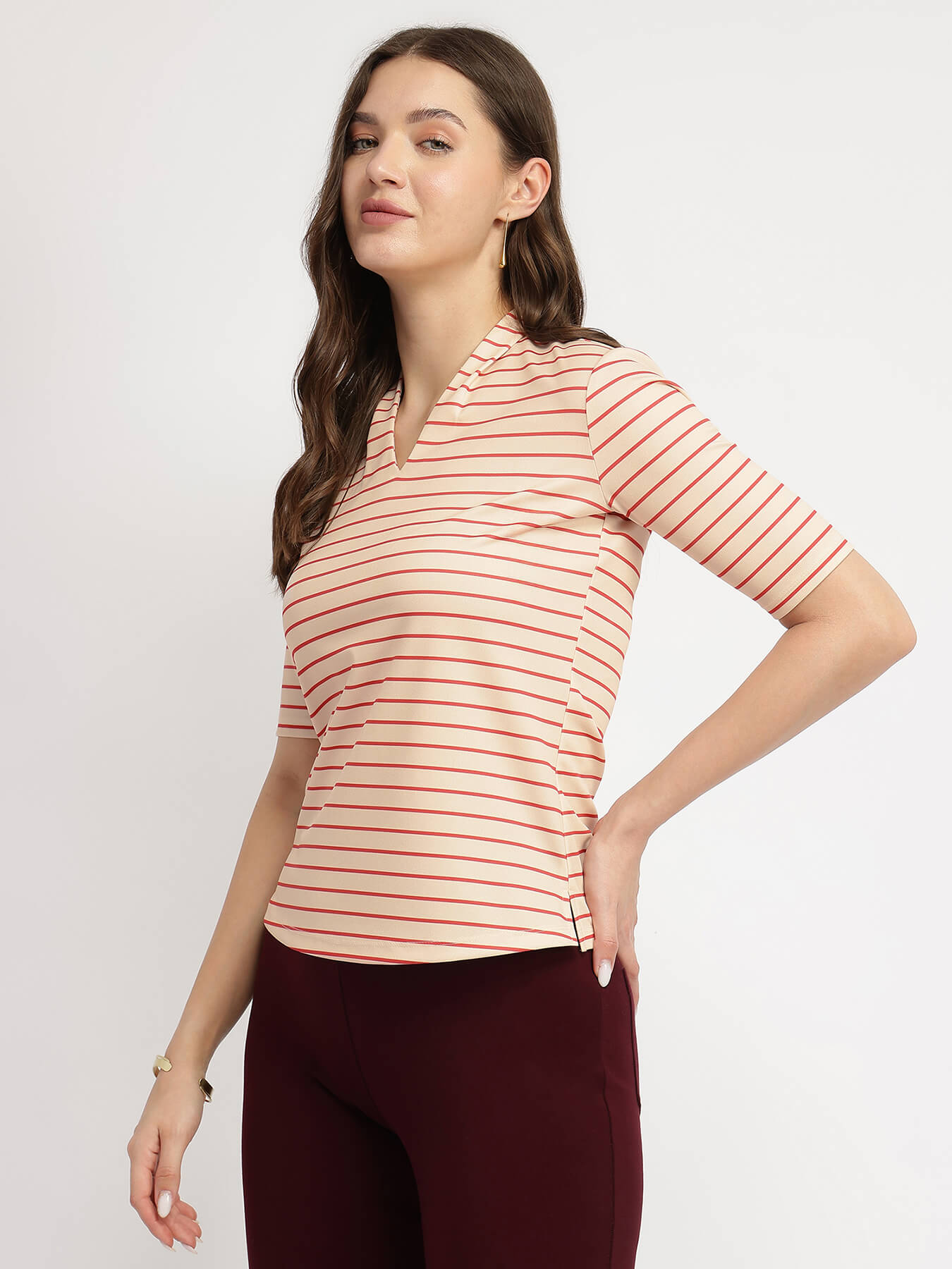 Striped T-Shirt - Red